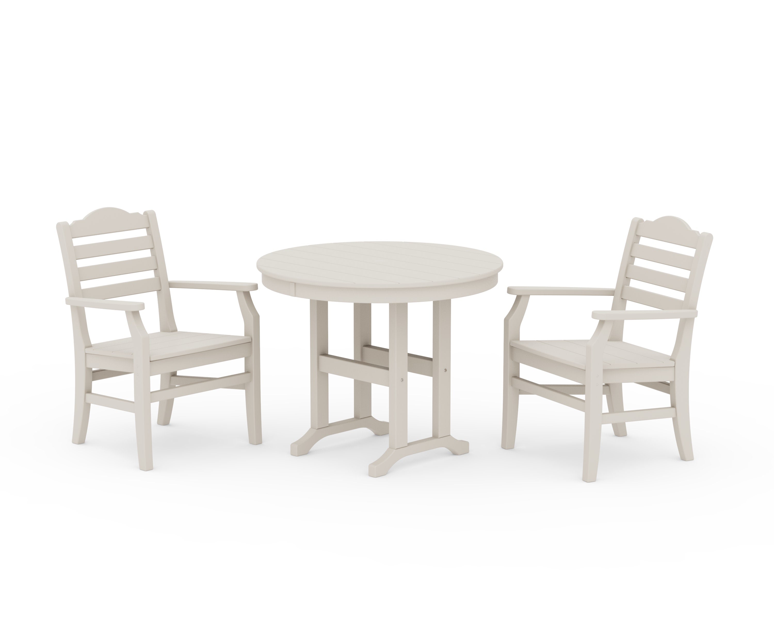 Savannah 3-Piece Farmhouse Dining Set in Sand