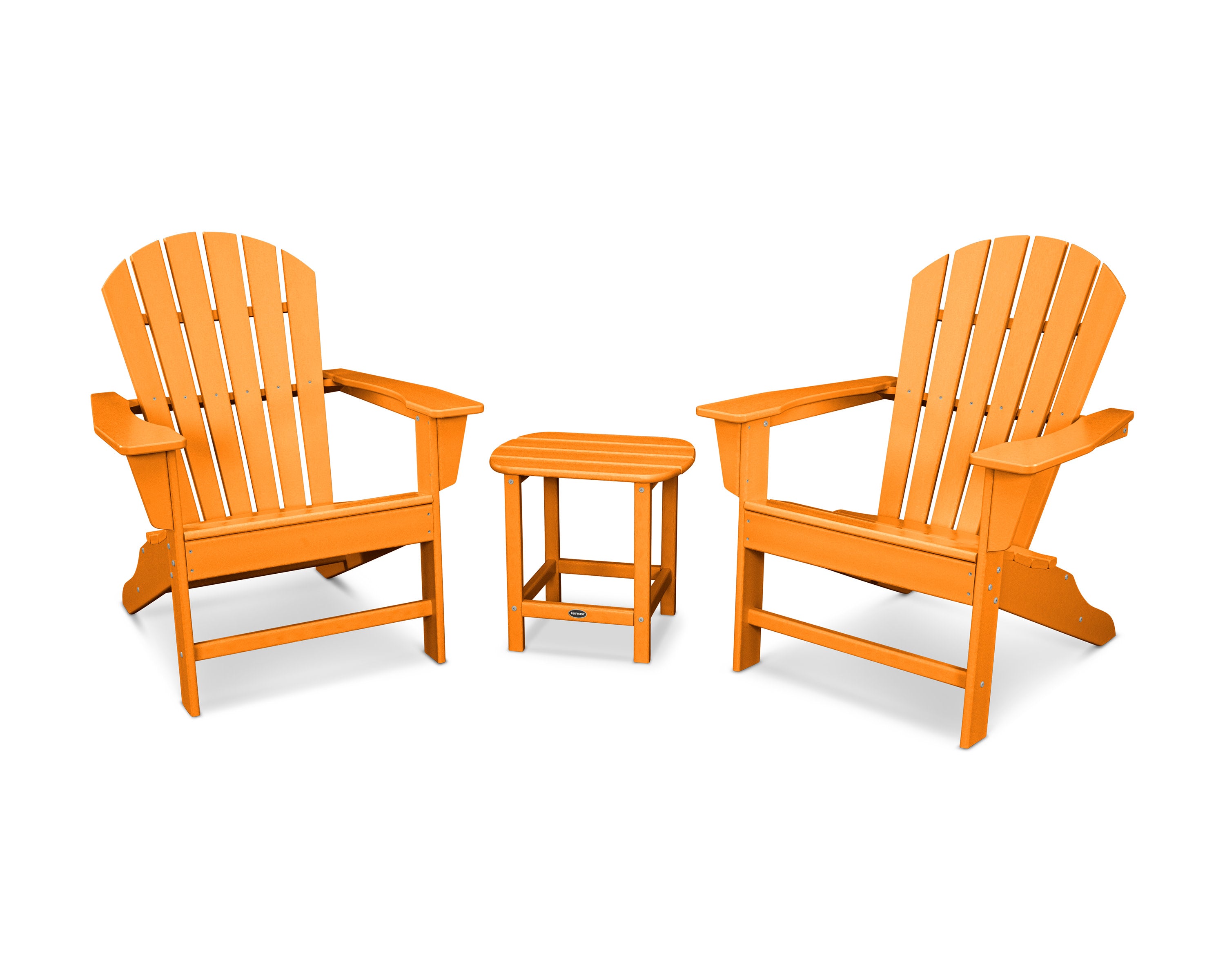 South Beach Adirondack 3-Piece Set in Tangerine