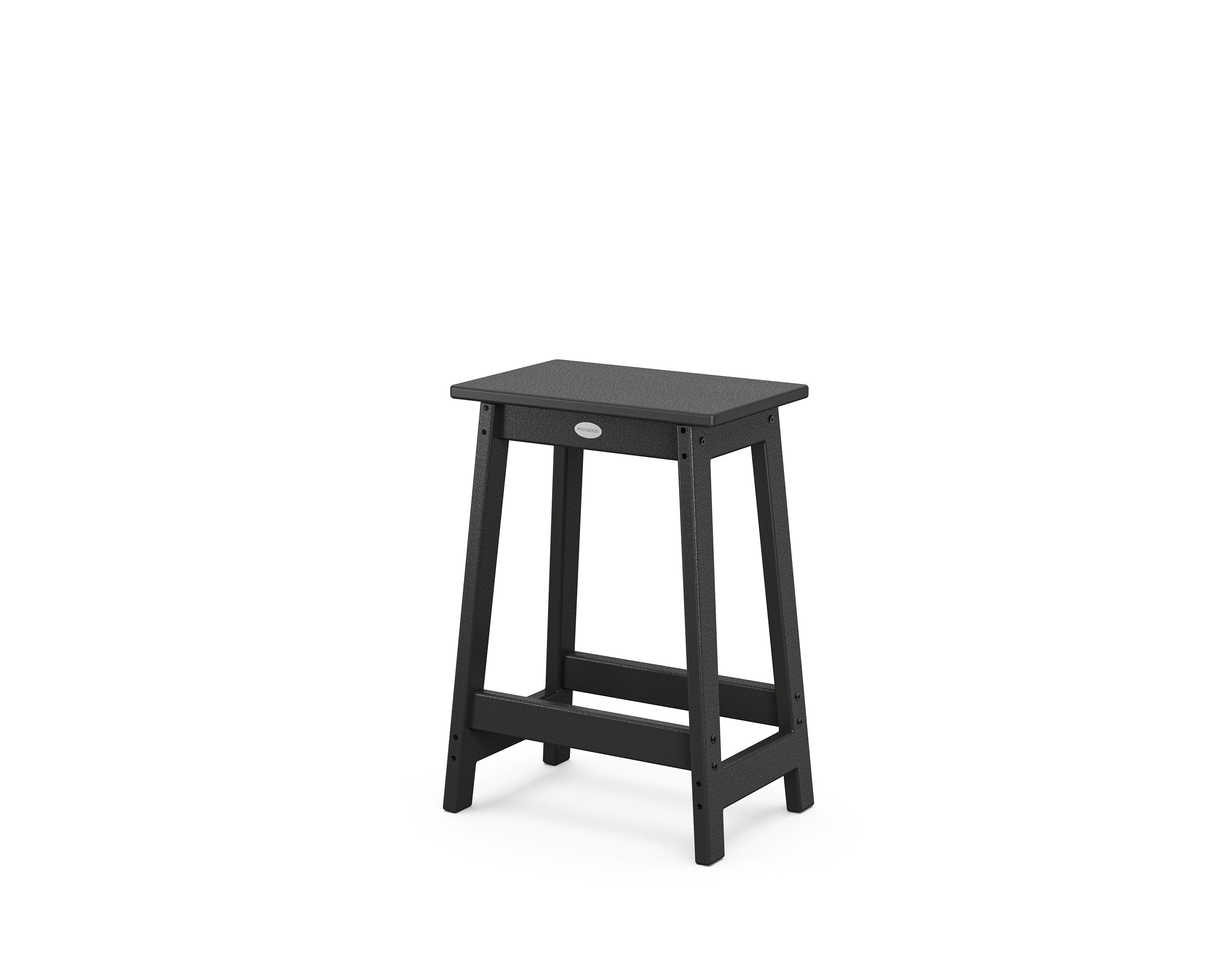 Modern Studio Counter Stool in Black