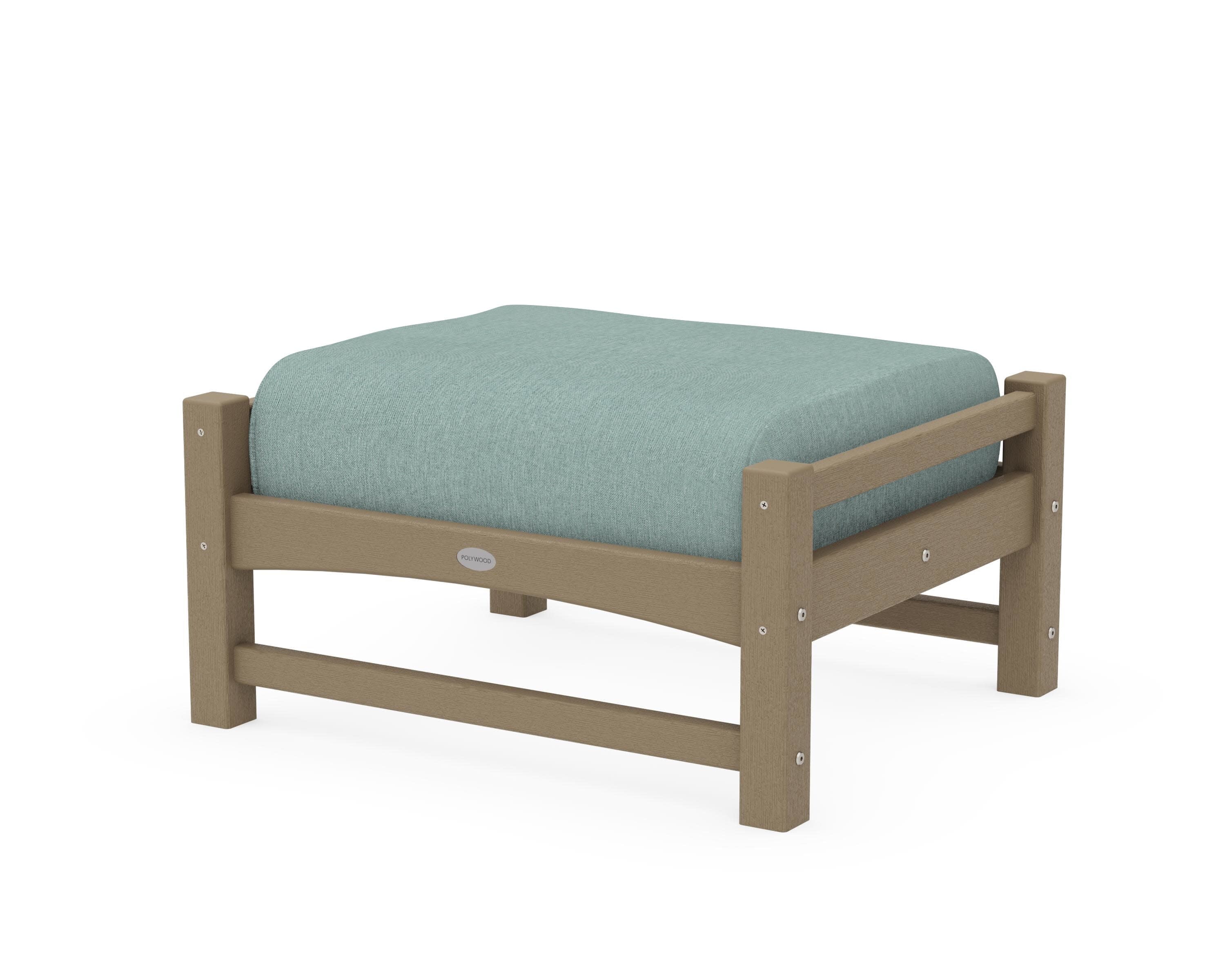 Club Ottoman in Vintage Sahara / Glacier Spa