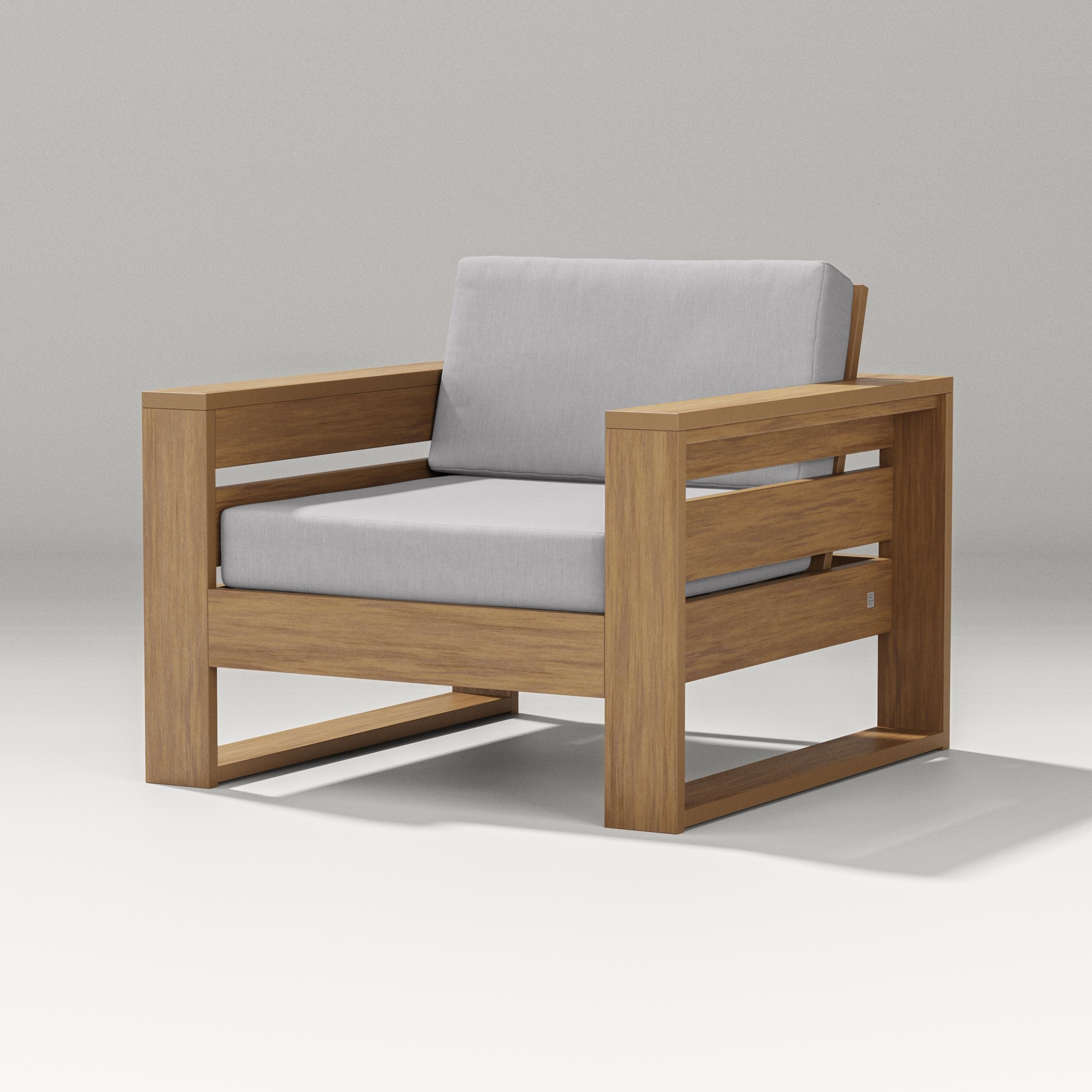 Latitude Lounge Chair in Natural / Granite