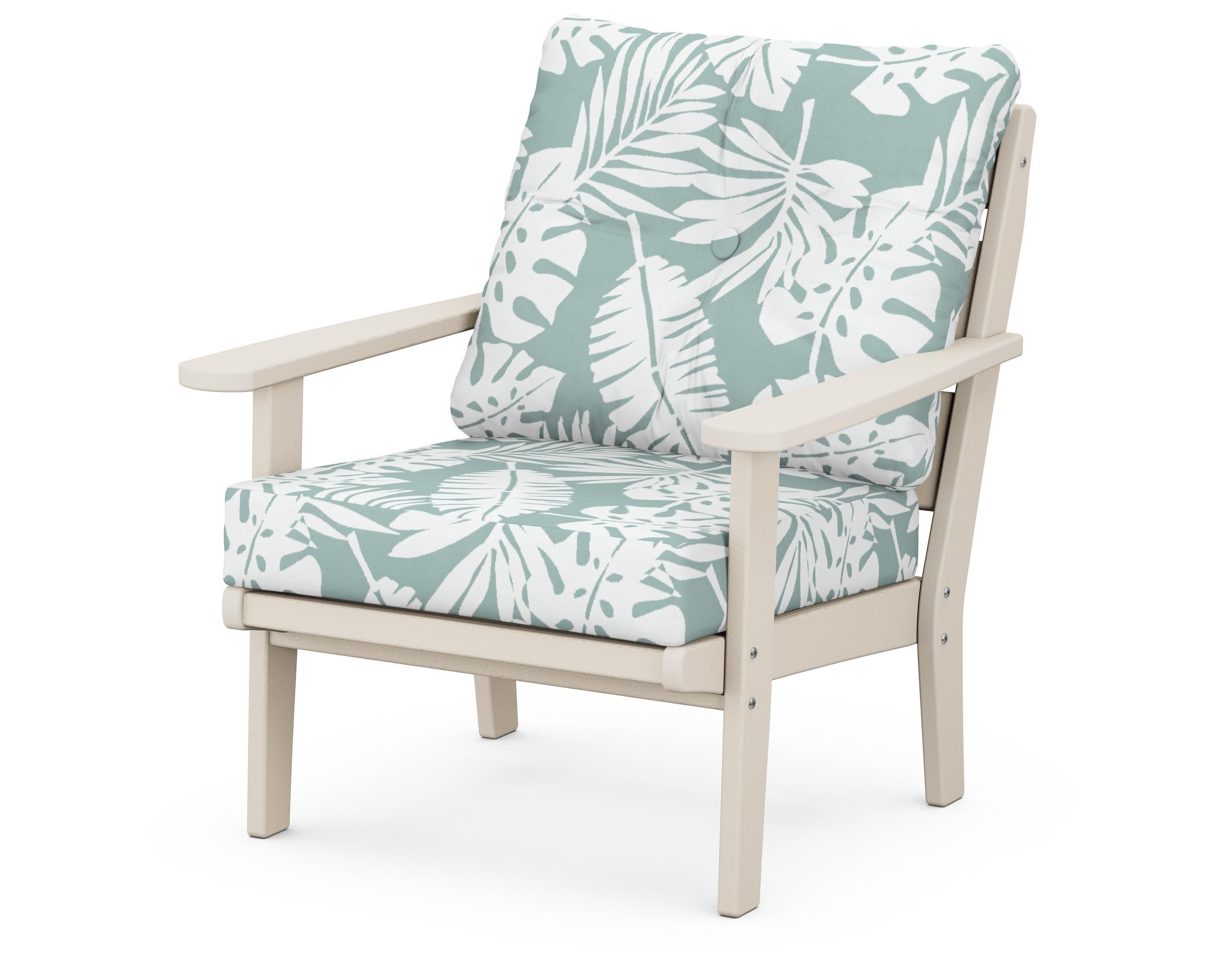 Lakeside Deep Seating Chair in Sand / Leaf Glacier Spa
