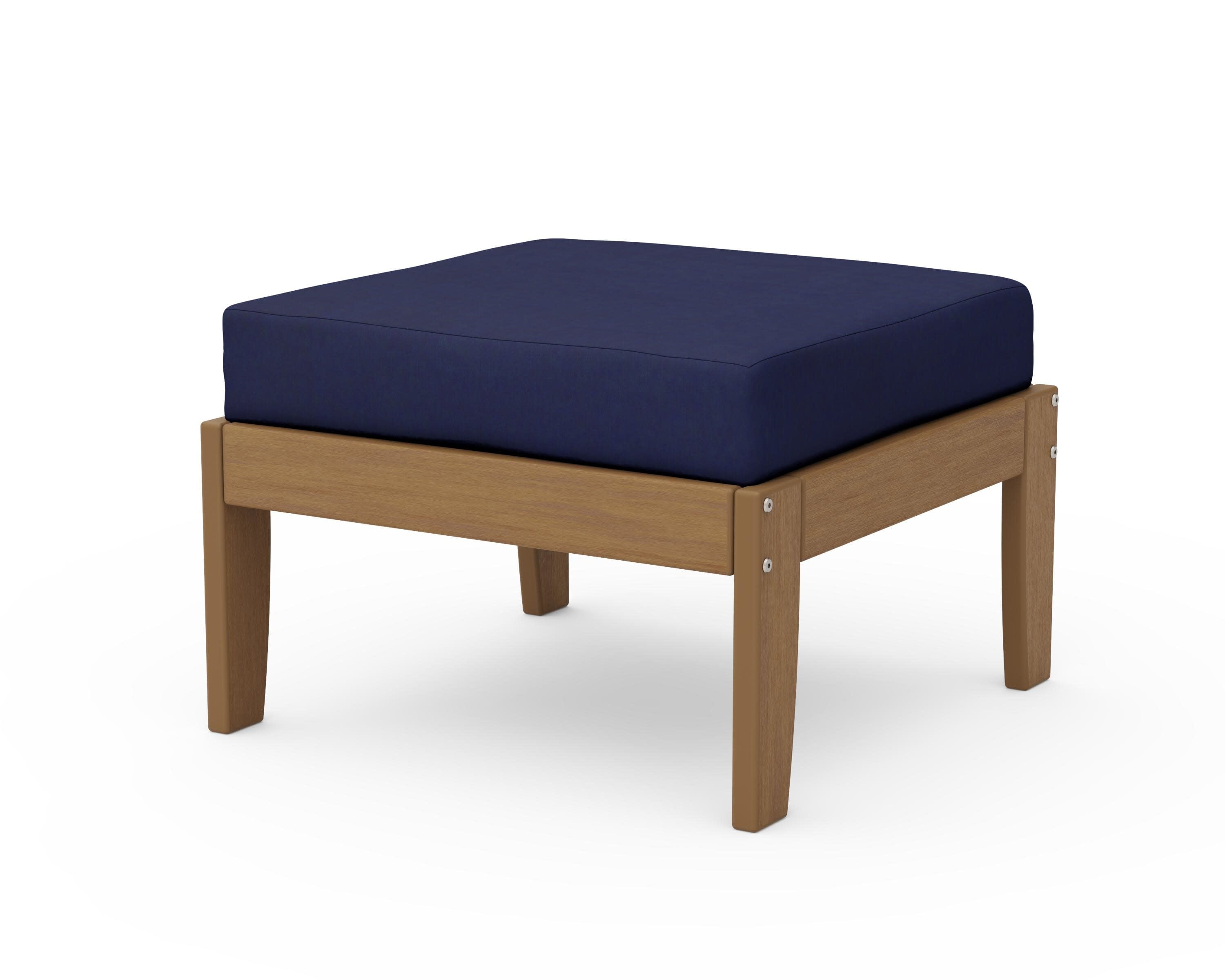 Modular Ottoman - Classic in Natural / Navy