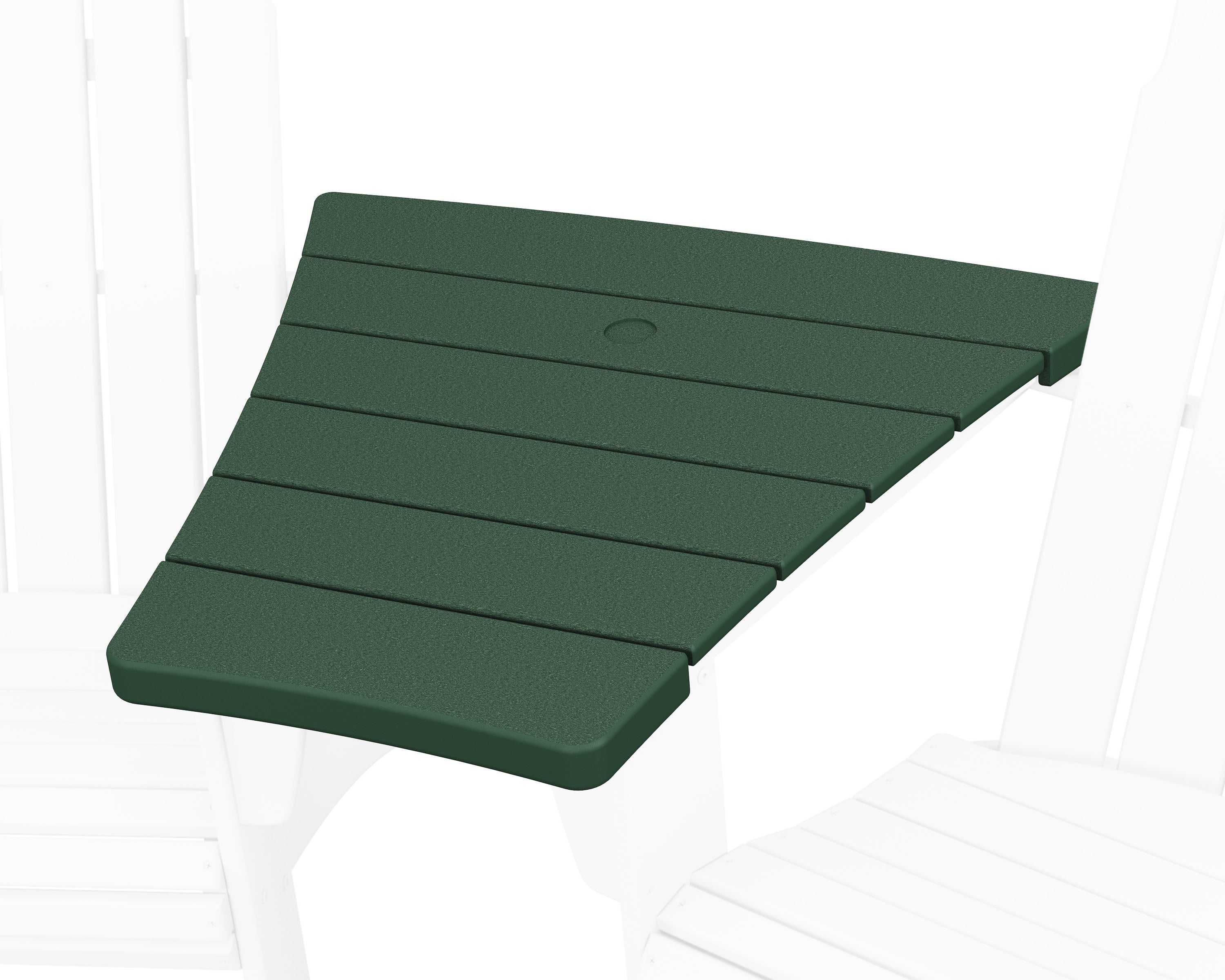 600 Series Angled Adirondack Connecting Table in Green
