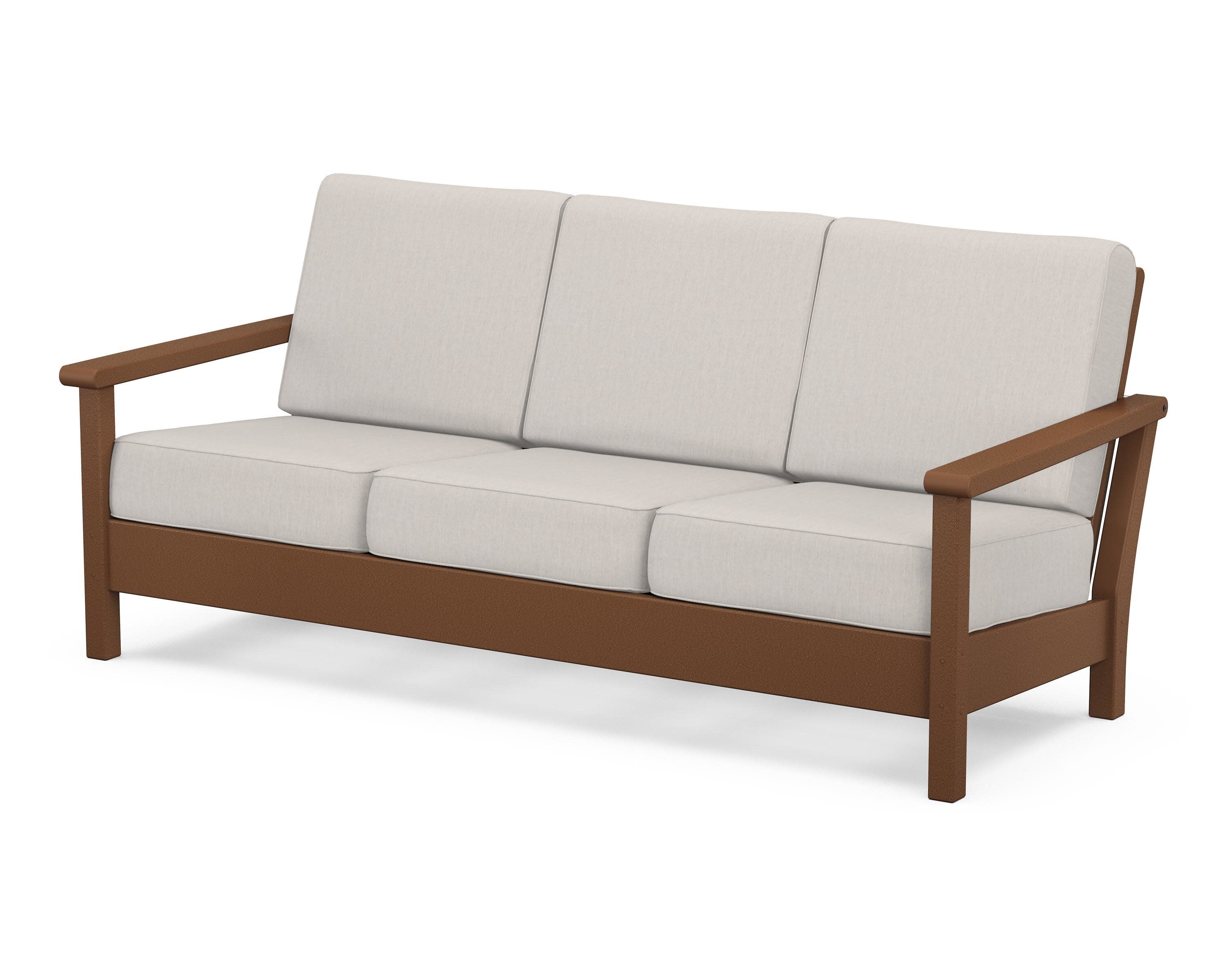 Harbour Deep Seating Sofa in Teak / Cast Ash