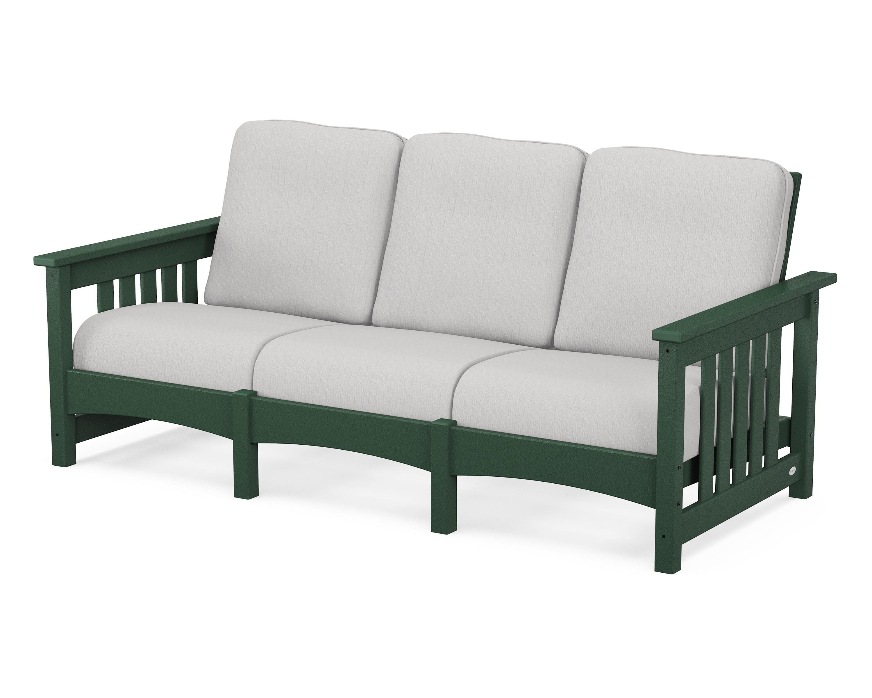 Club Mission Sofa in Green / Diamond in the Rough