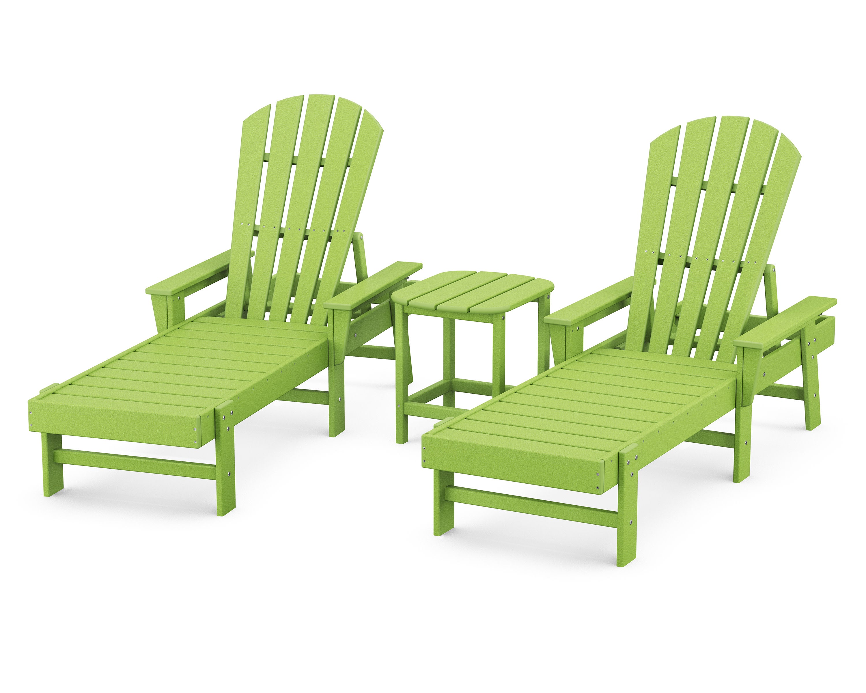 South Beach Chaise 3-Piece Set in Lime