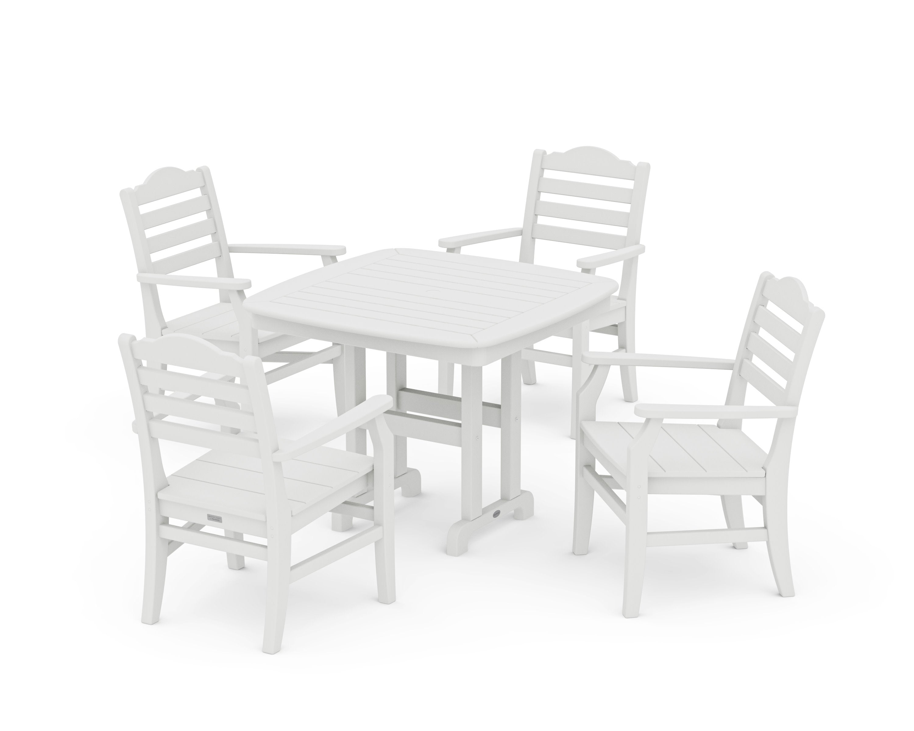 Savannah 5-Piece Dining Set in Vintage White