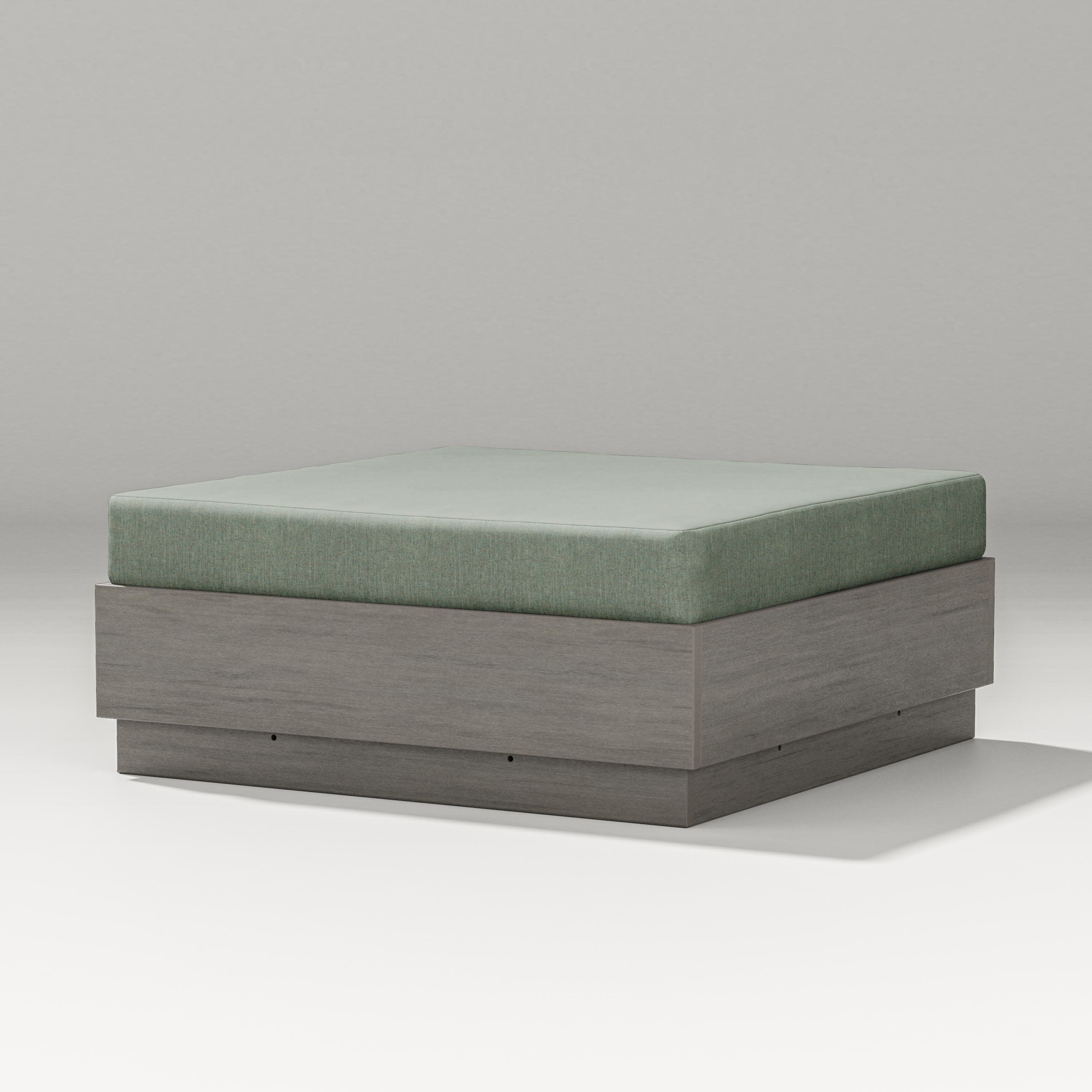 Elevate Lounge Ottoman in Driftwood / Cast Sage