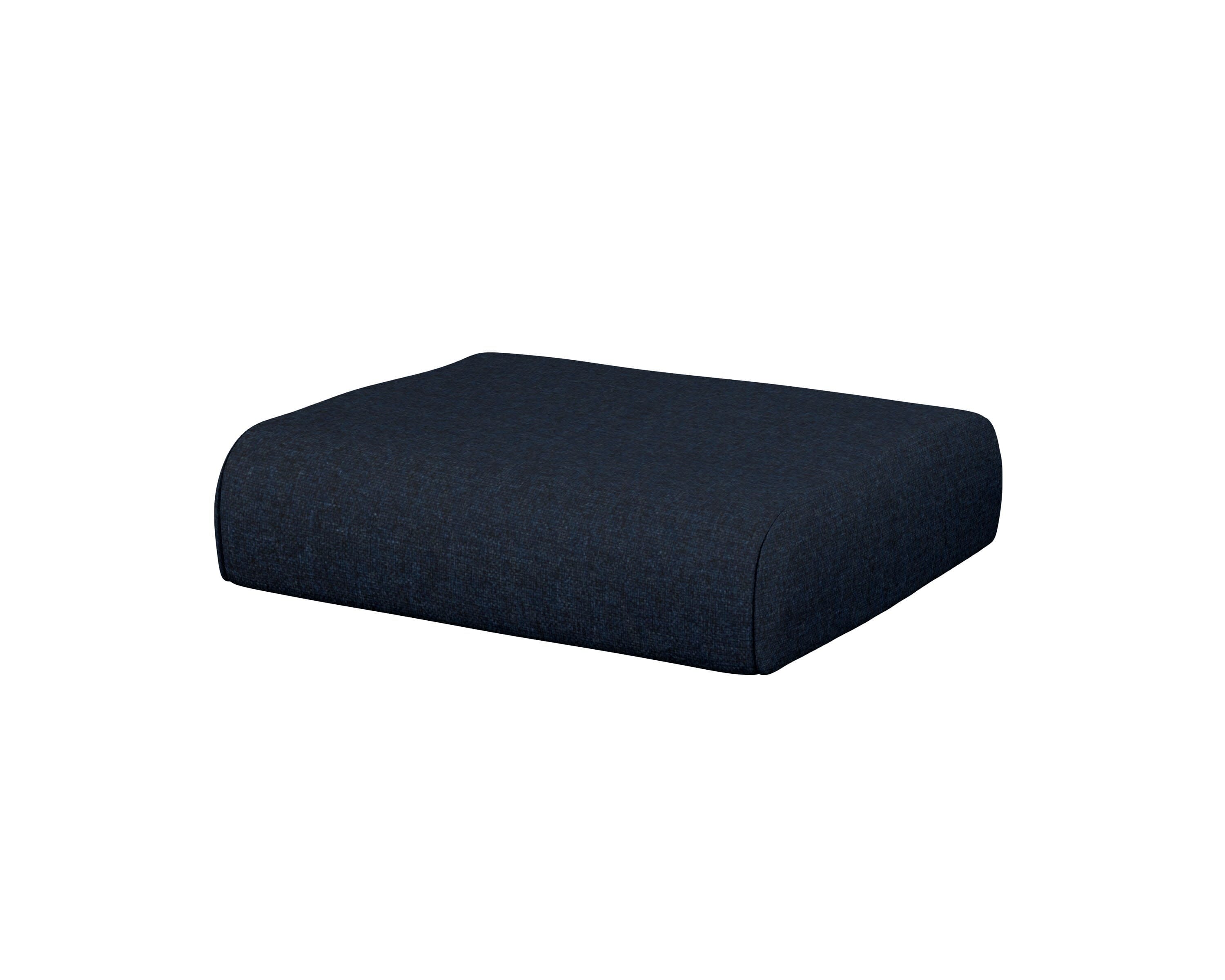 Club Ottoman Cushion in Marine Indigo