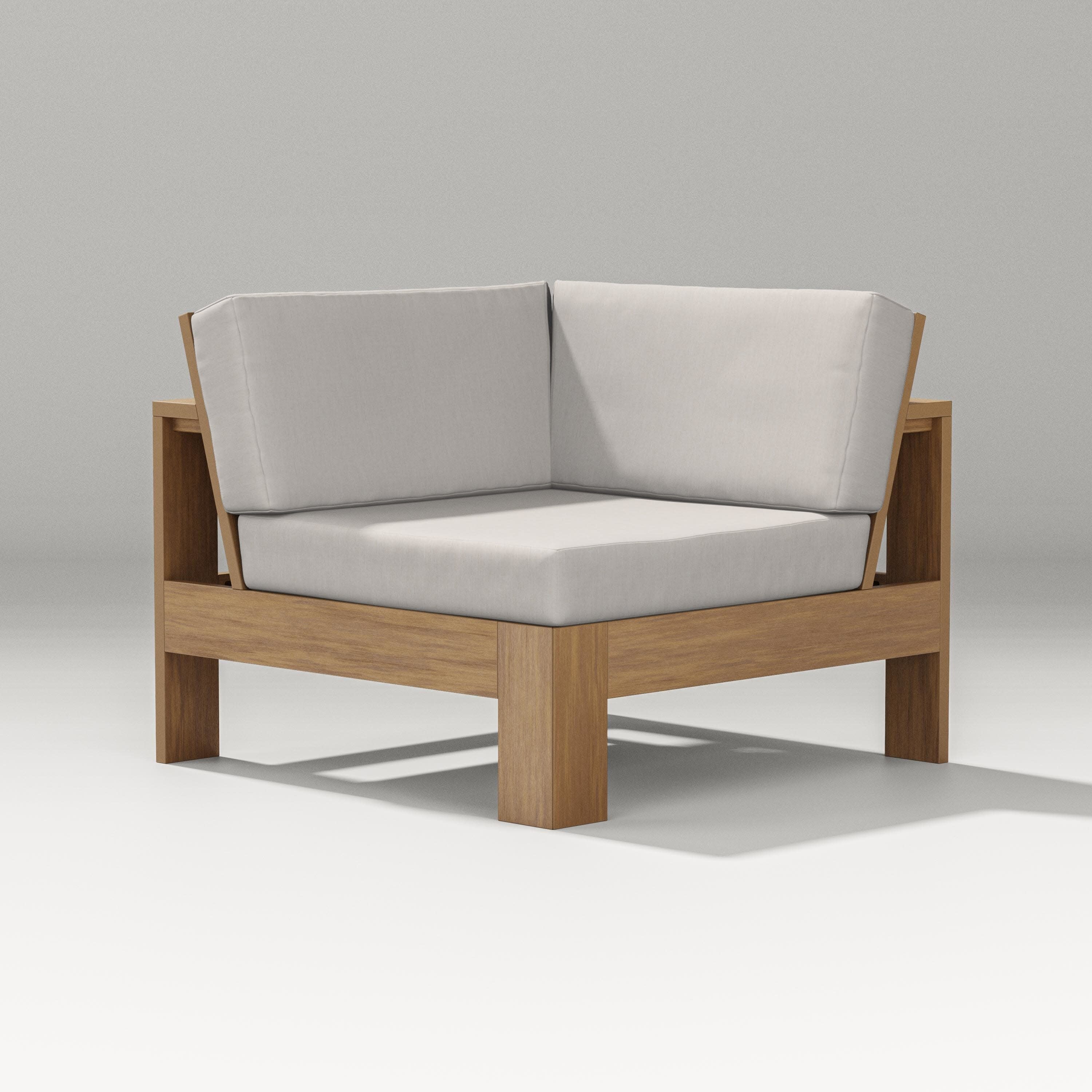 Latitude Modular Corner Chair in Natural / Cast Ash