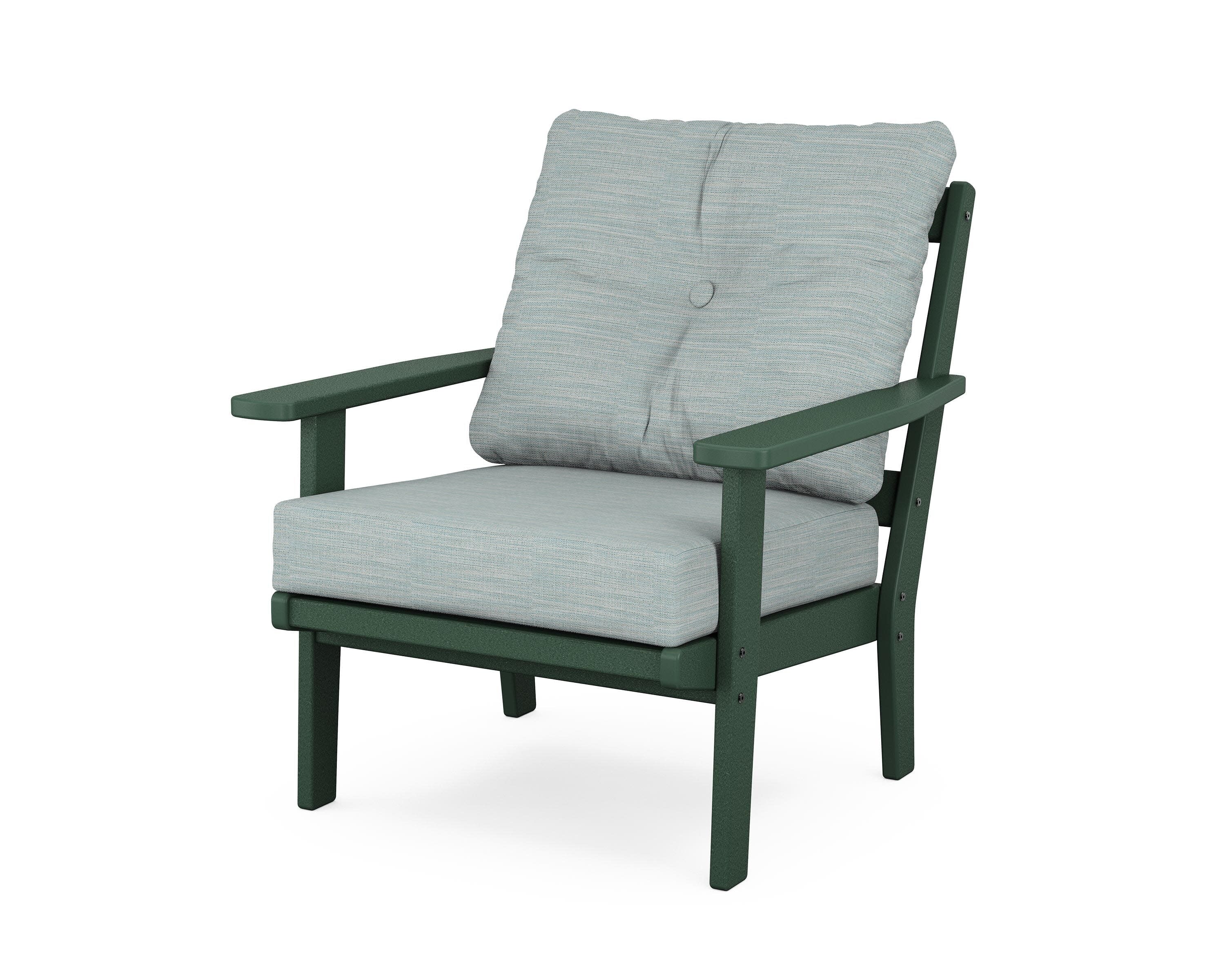 Prairie Deep Seating Chair in Green / Soothe Mist