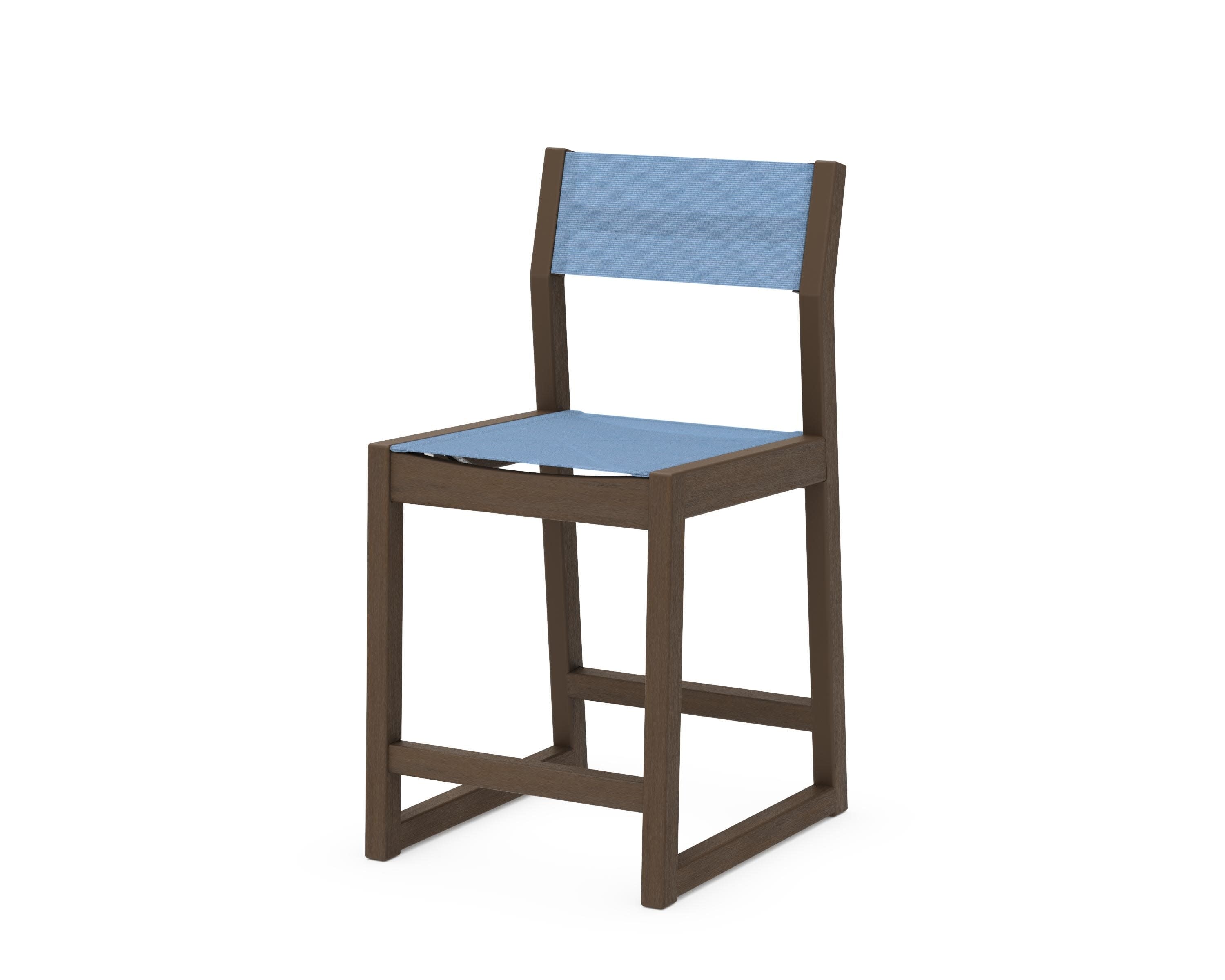 EDGE Sling Counter Side Chair in Kona / Poolside Sling