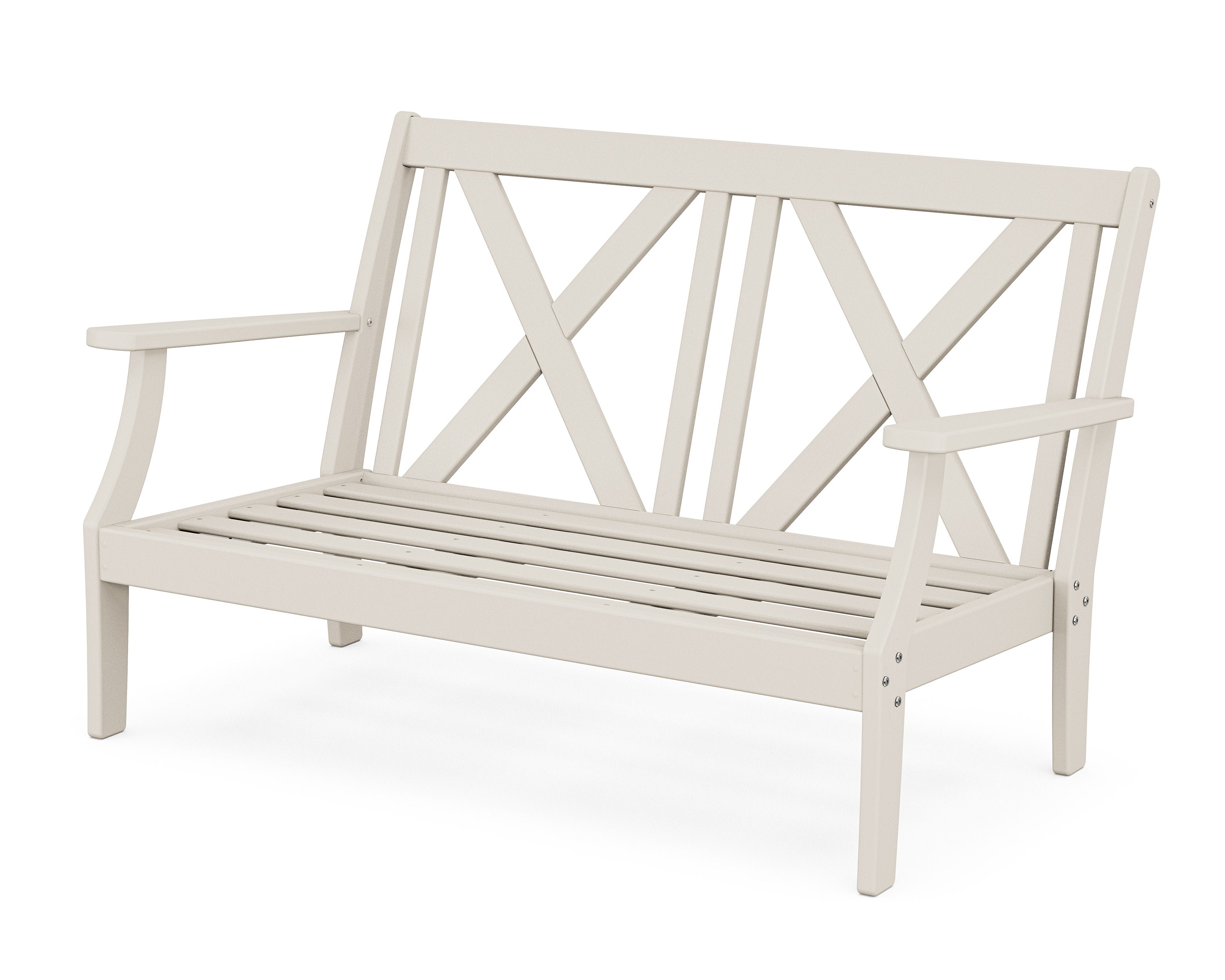 Braxton Deep Seating Loveseat Frame in Sand