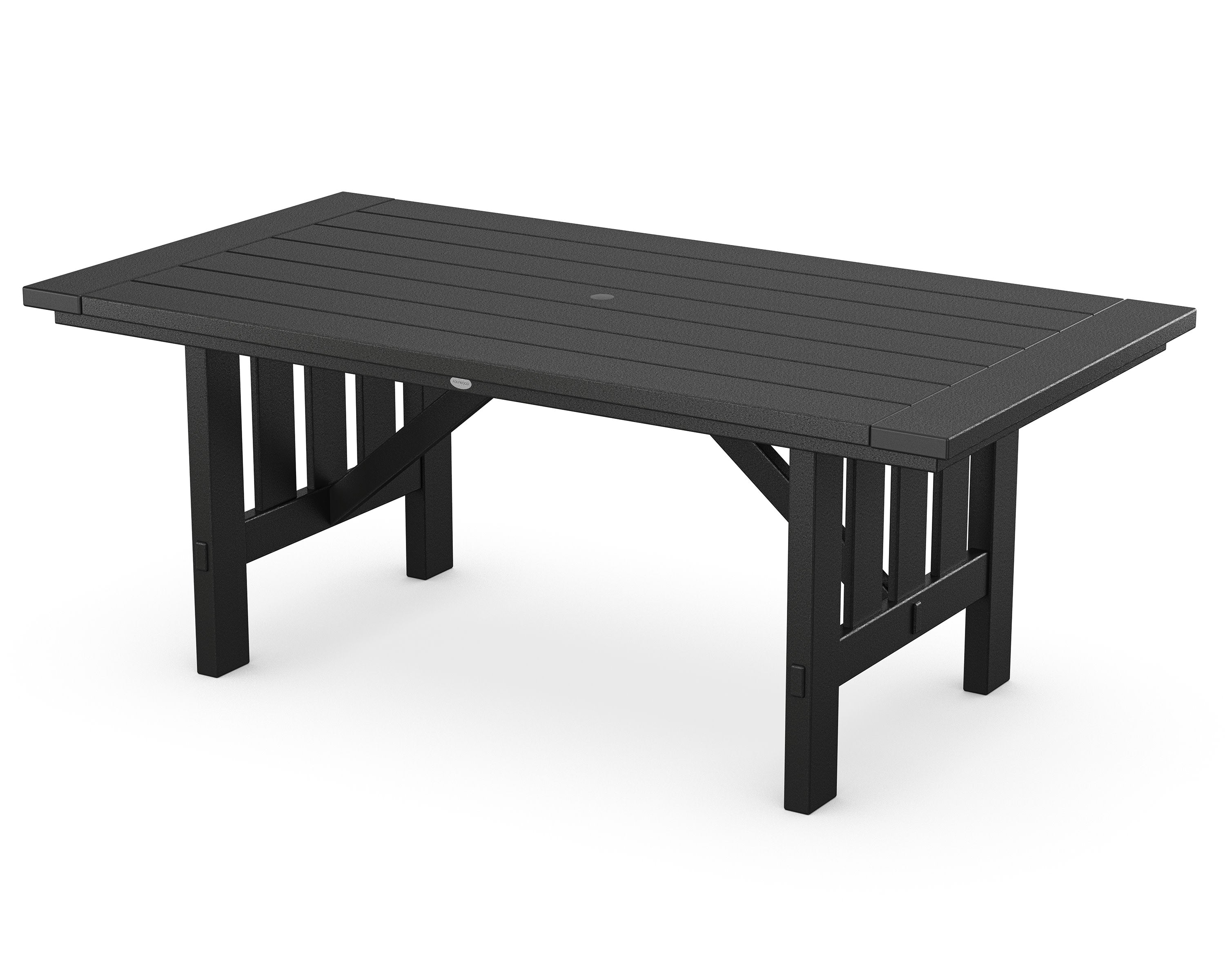 Mission 39" x 75" Dining Table in Black