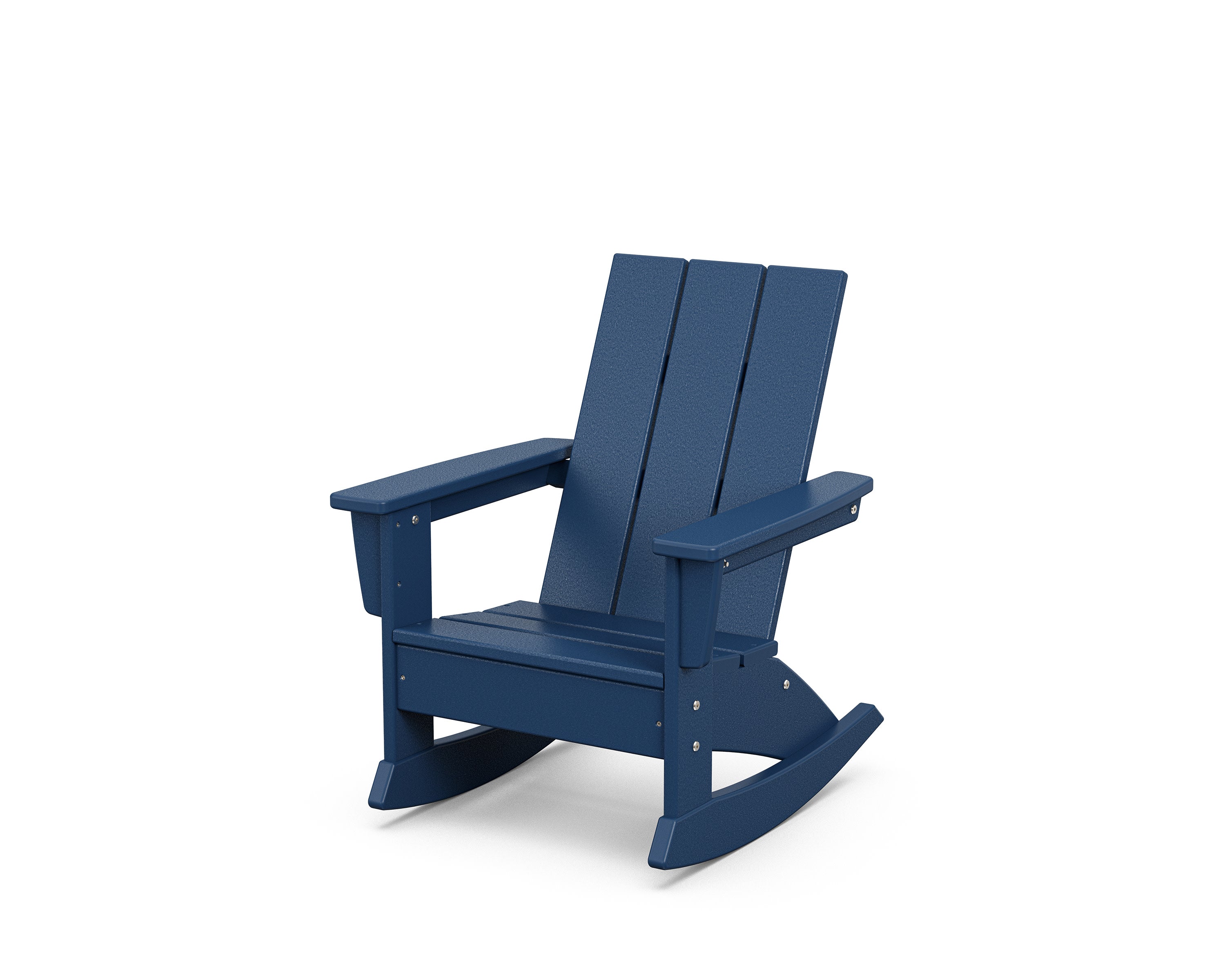 Kids Modern Adirondack Rocking Chair in Navy