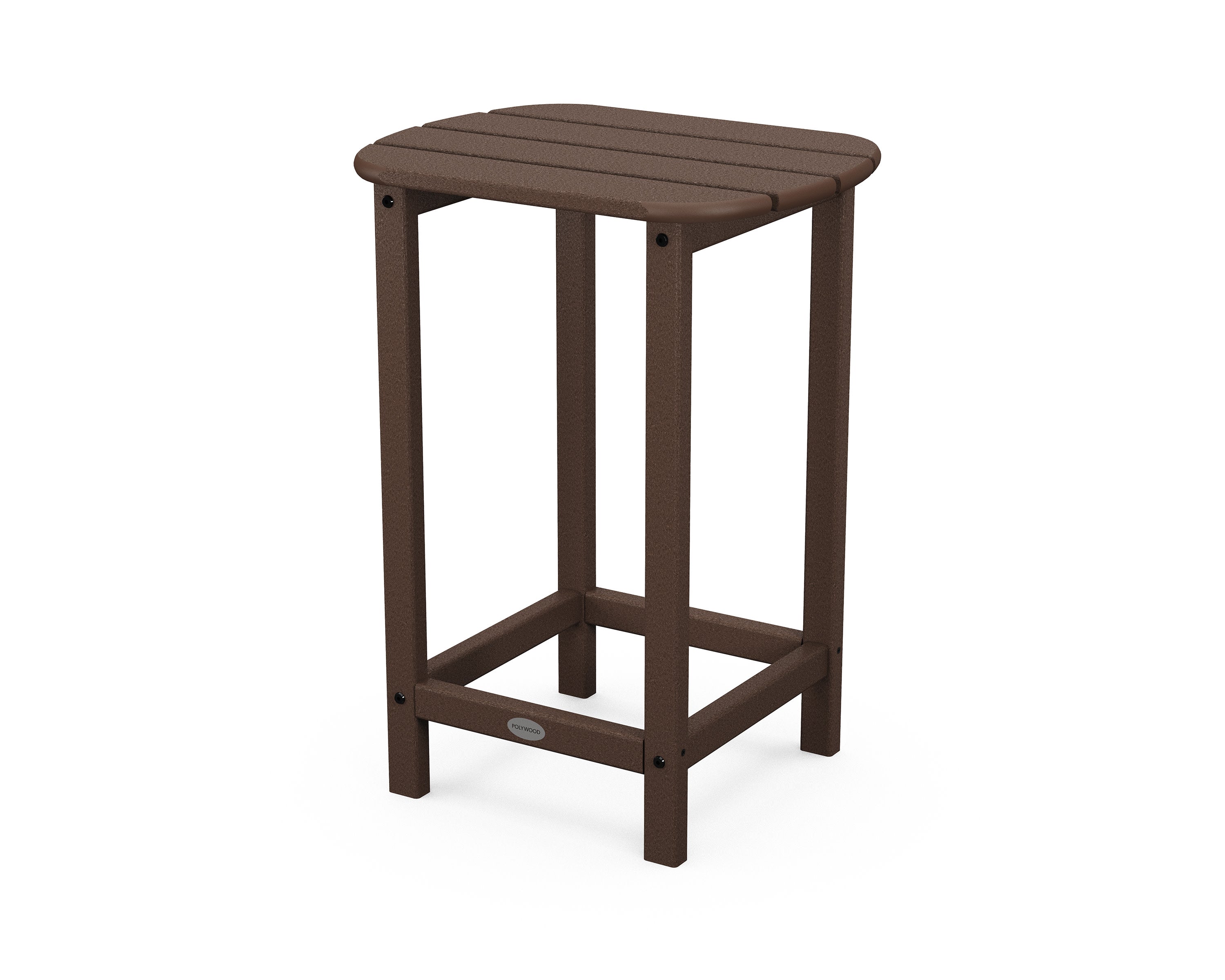 South Beach 26" Counter Side Table in Mahogany