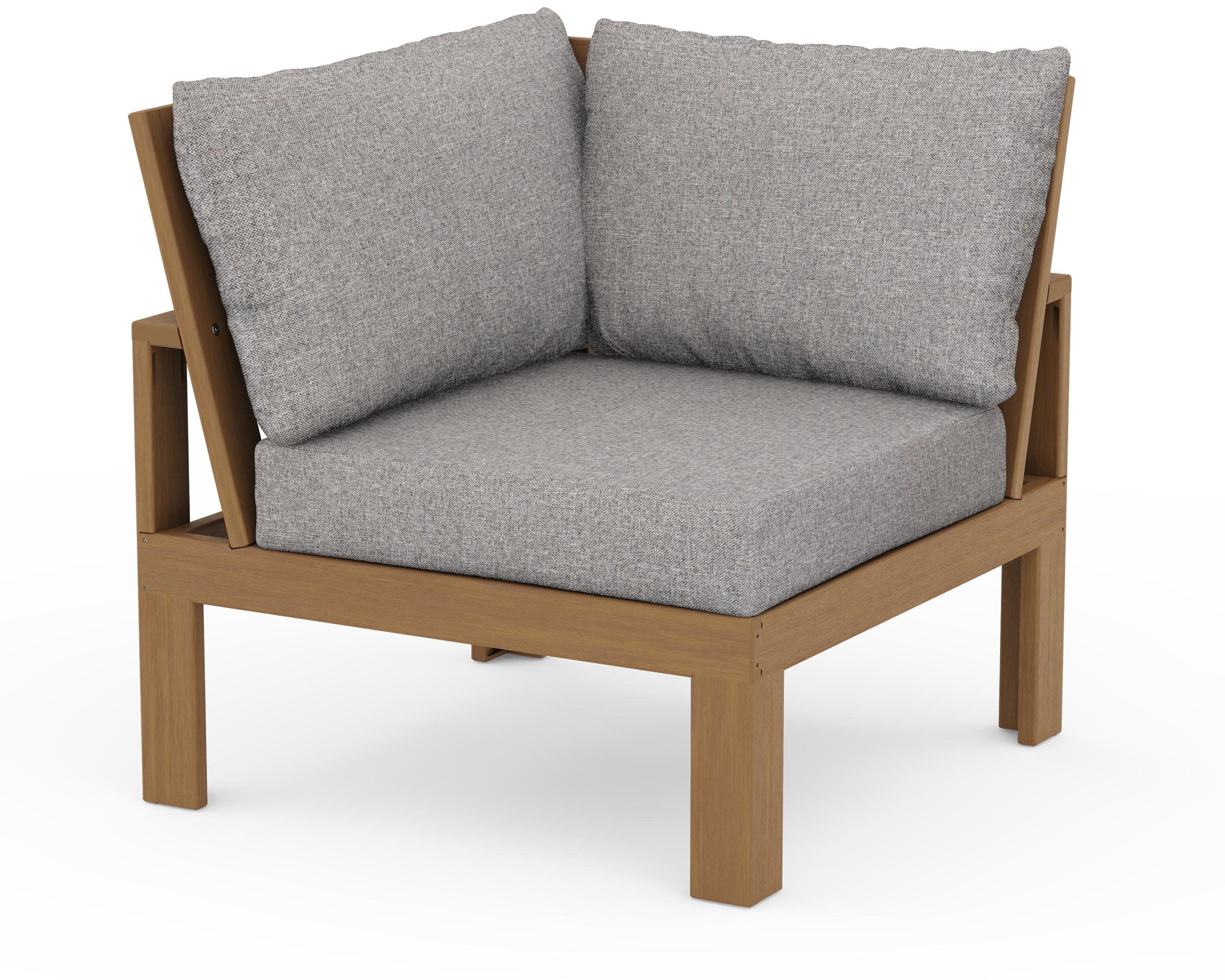 Modular Corner Chair in Natural / Grey Mist