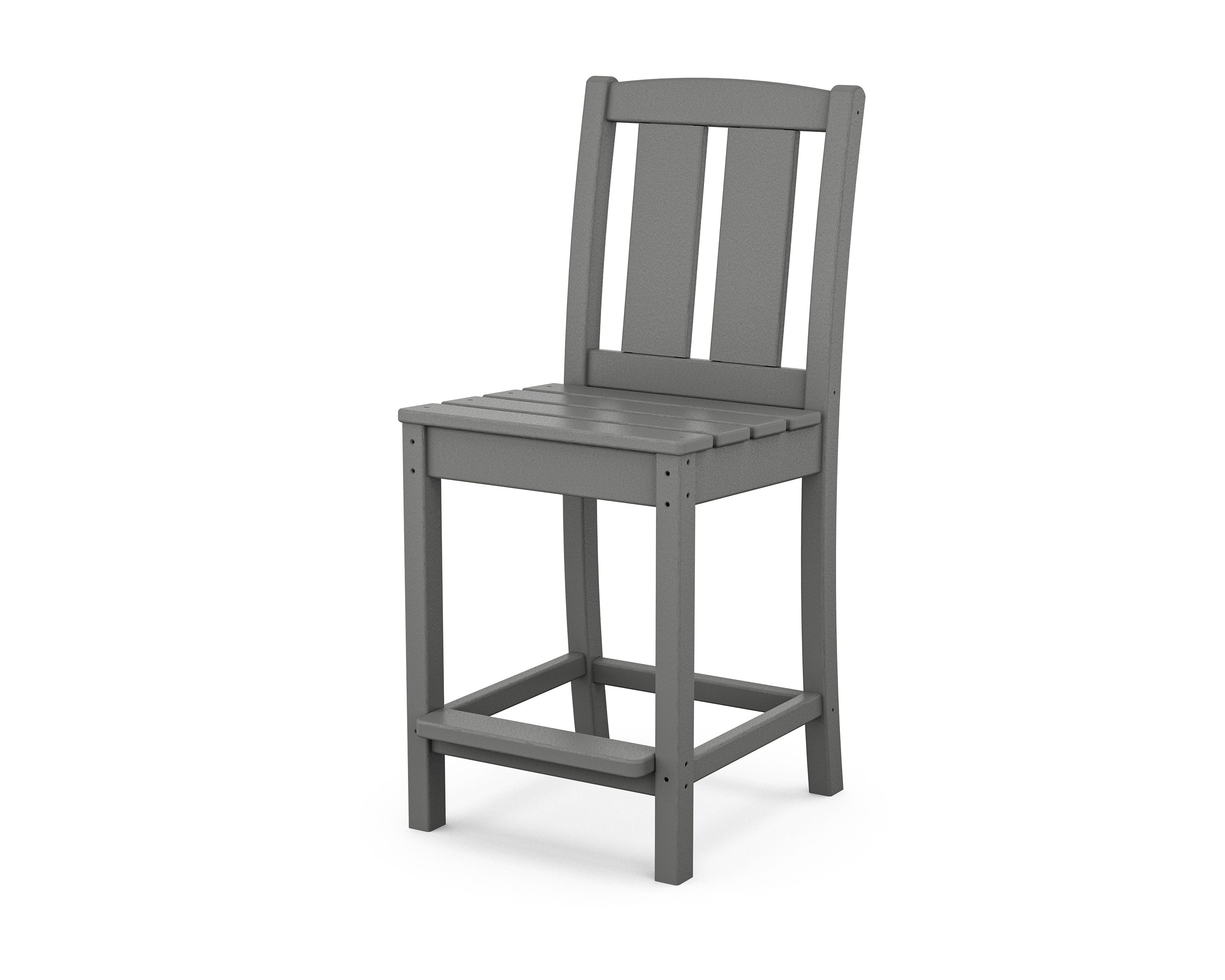 Mission Counter Side Chair in Slate Grey