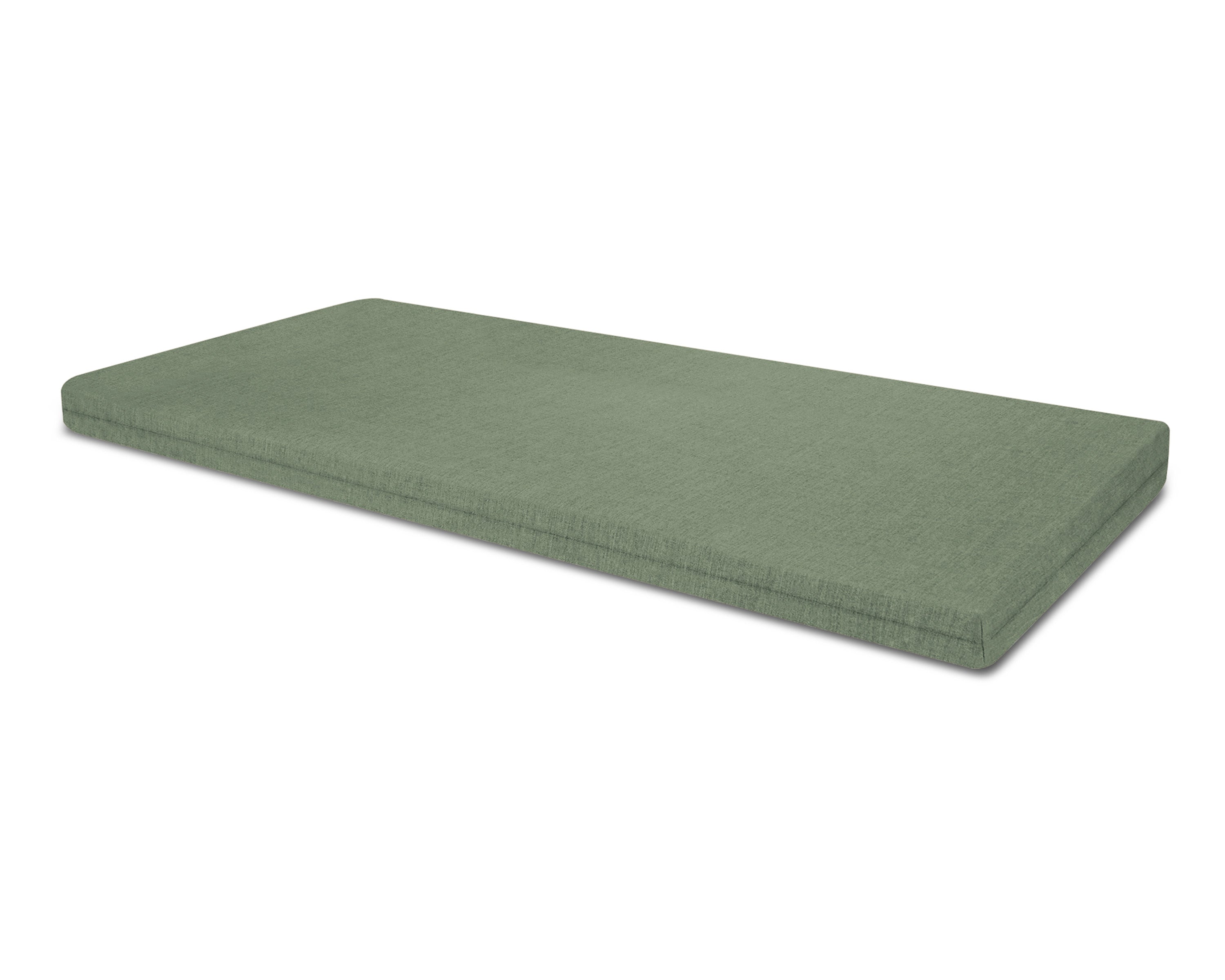 Bench Seat Cushion - 17.5"D x 57.5"W x 2.5"H in Cast Sage