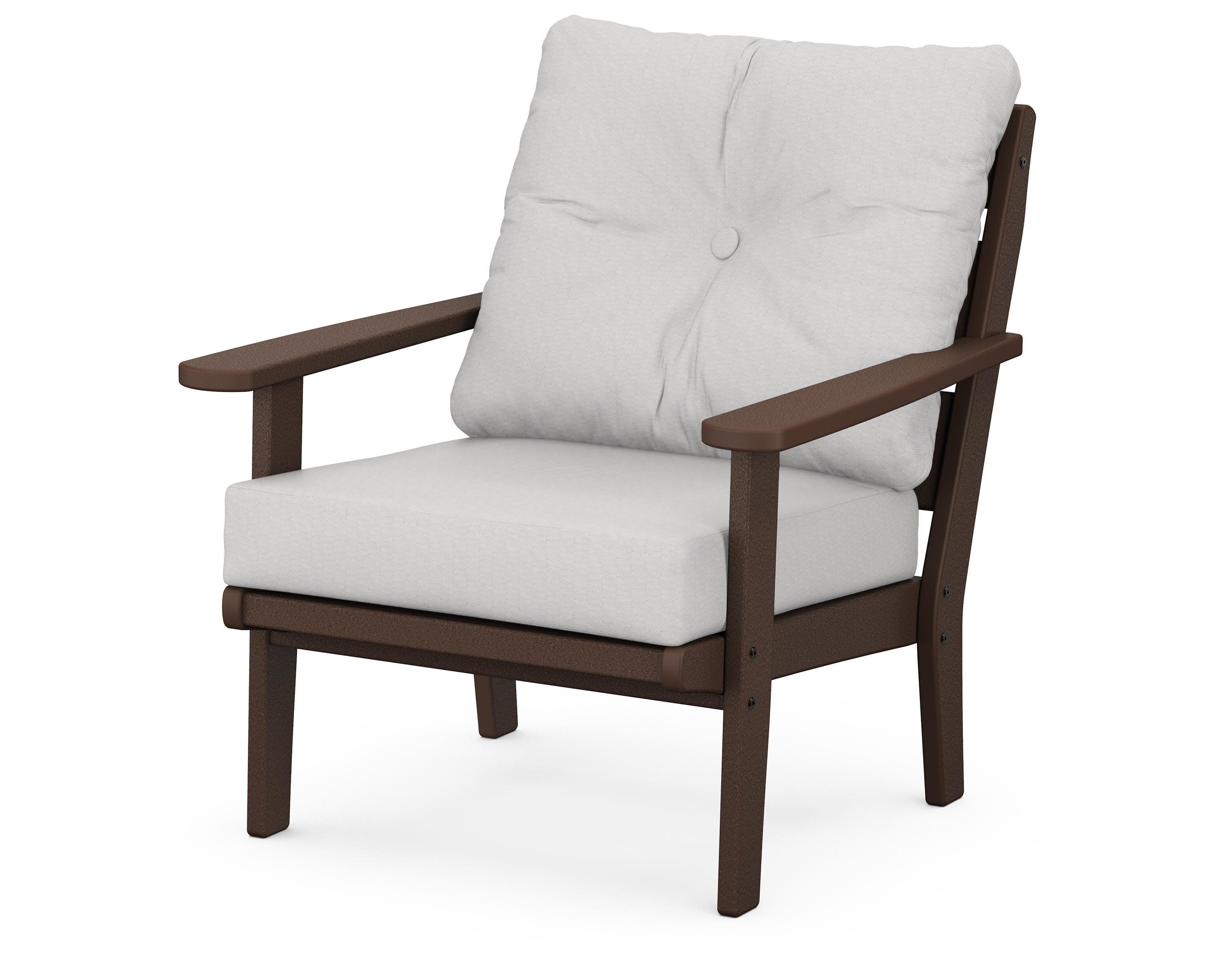 Lakeside Deep Seating Chair in Mahogany / Diamond in the Rough