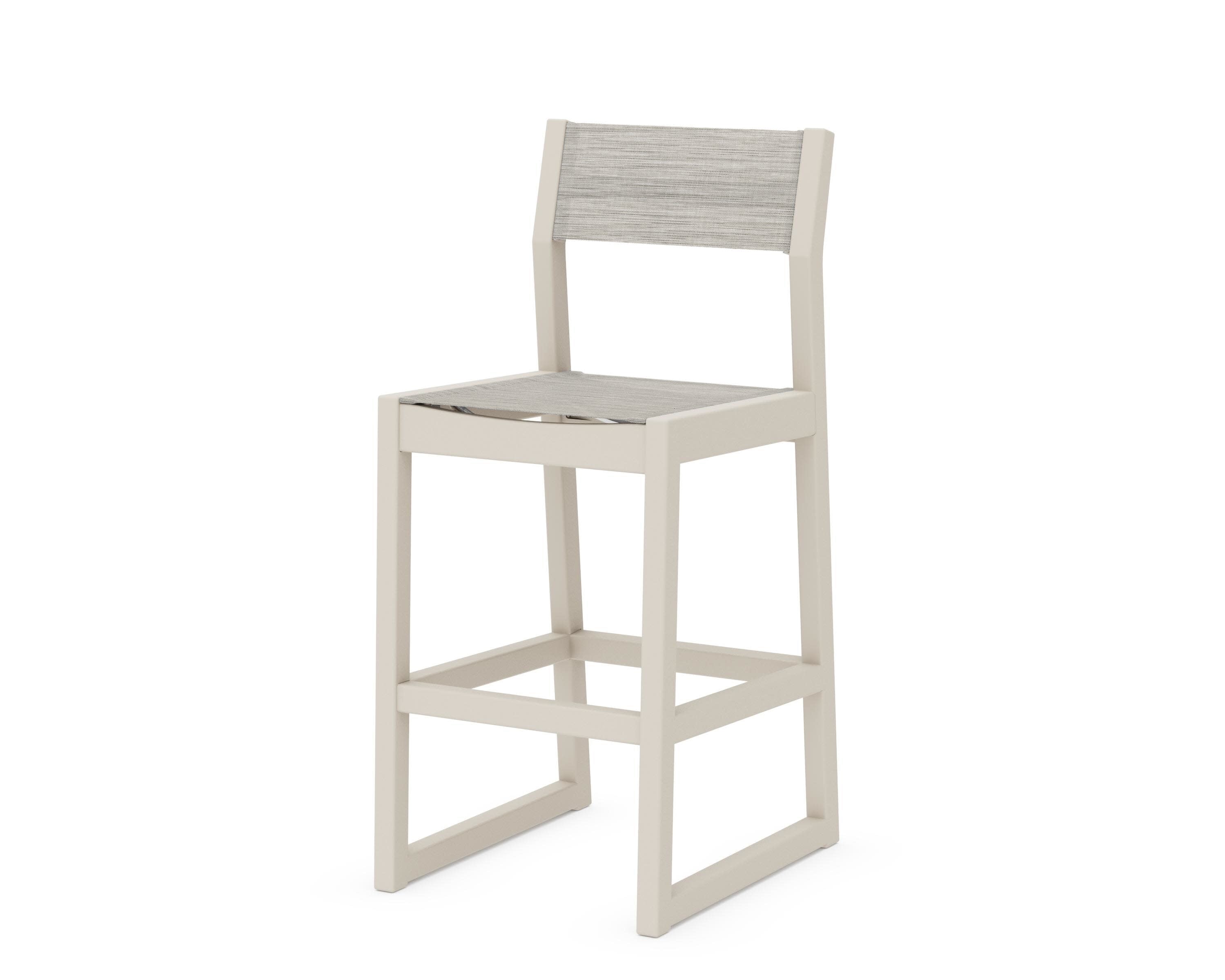 EDGE Sling Bar Side Chair in Sand / Birch Sling