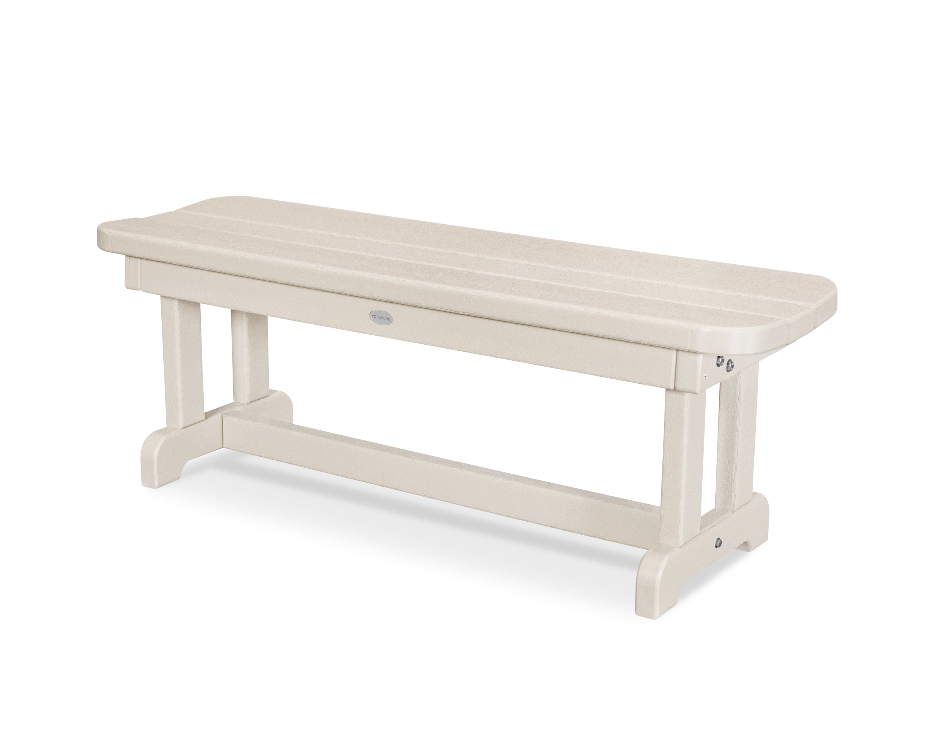 Park 48" Backless Bench in Sand