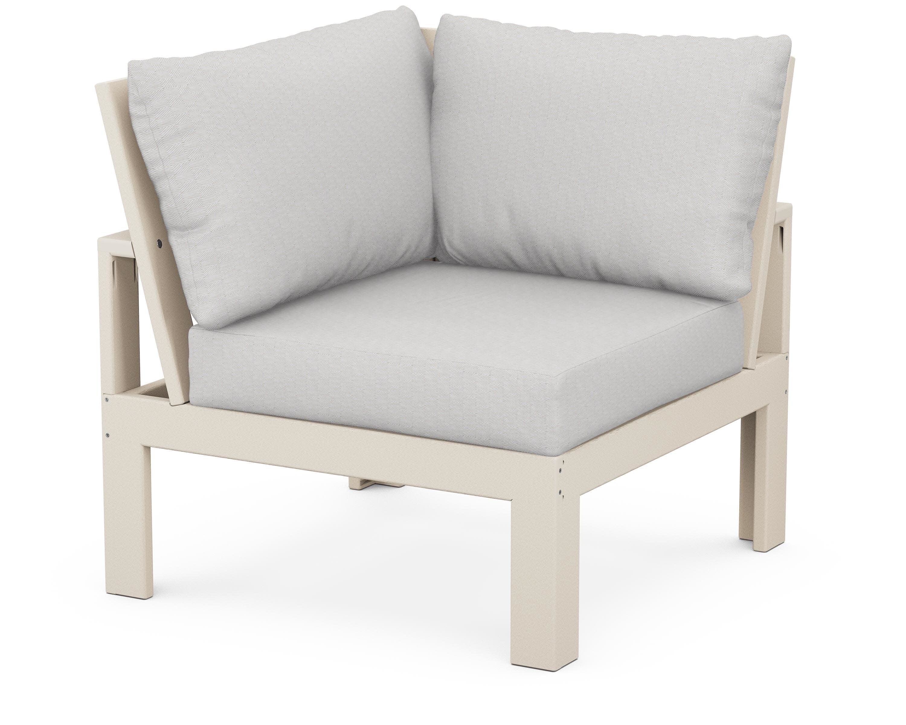 Modular Corner Chair in Sand / Diamond in the Rough