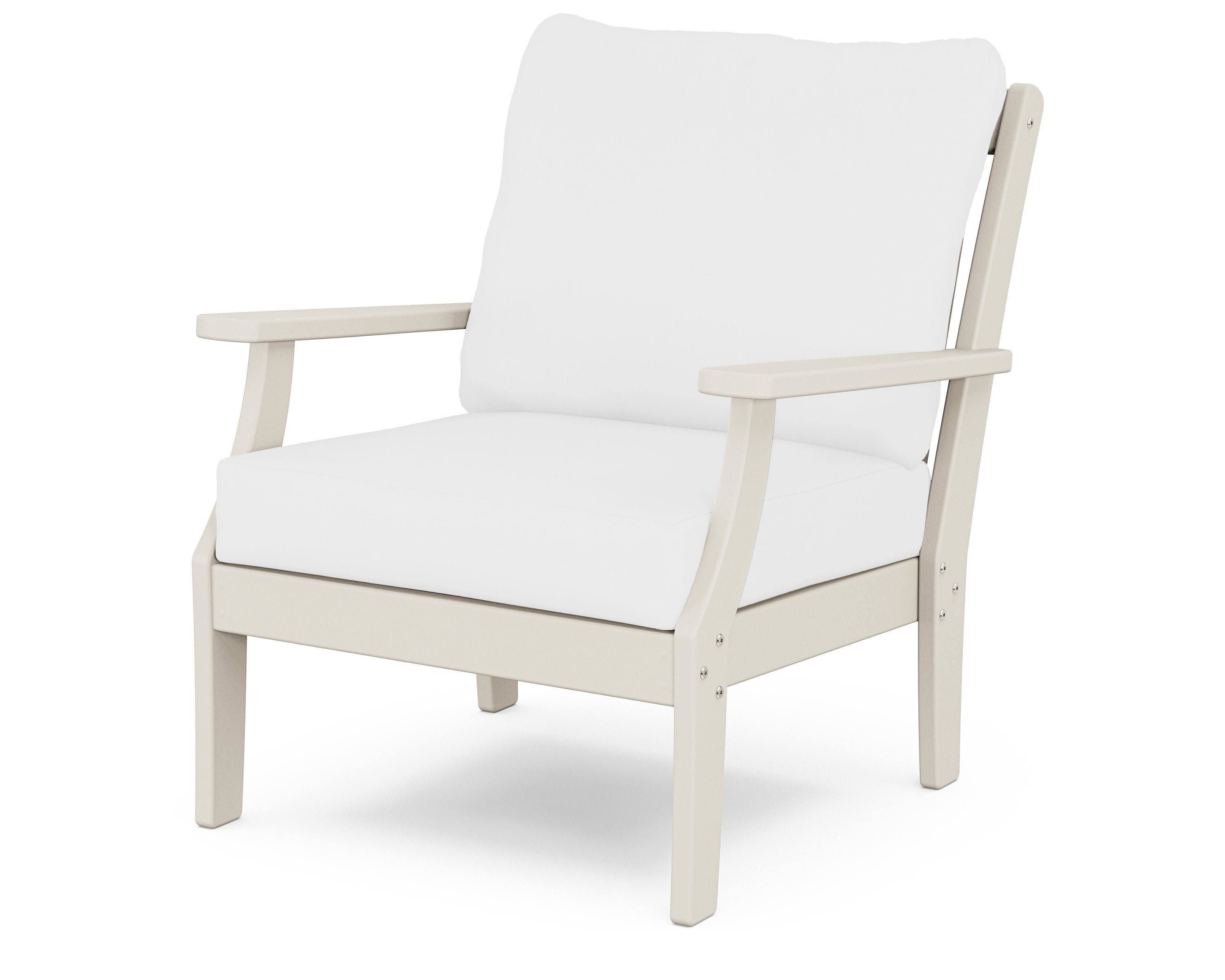 Braxton Deep Seating Chair in Sand / Natural