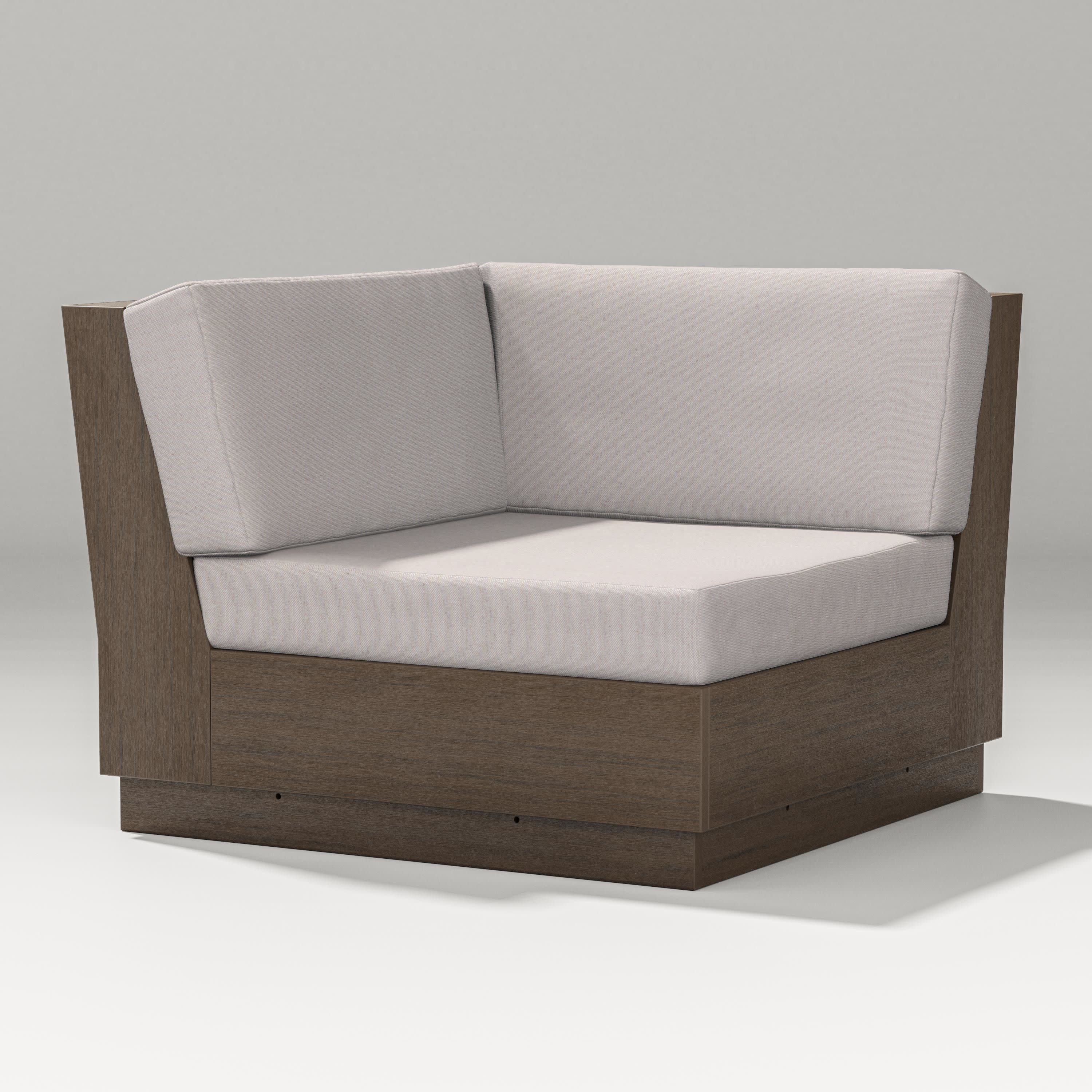 Elevate Modular Corner Chair in Kona / Dune Burlap