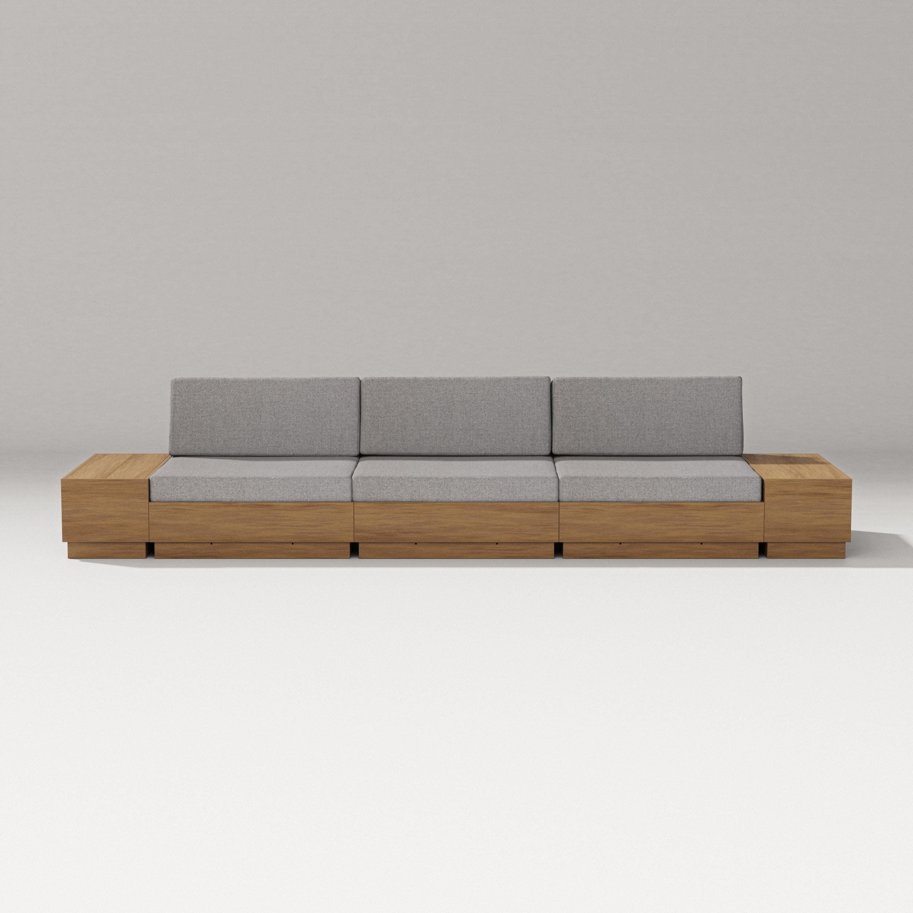 Elevate Straight Sectional in Natural / Grey Mist