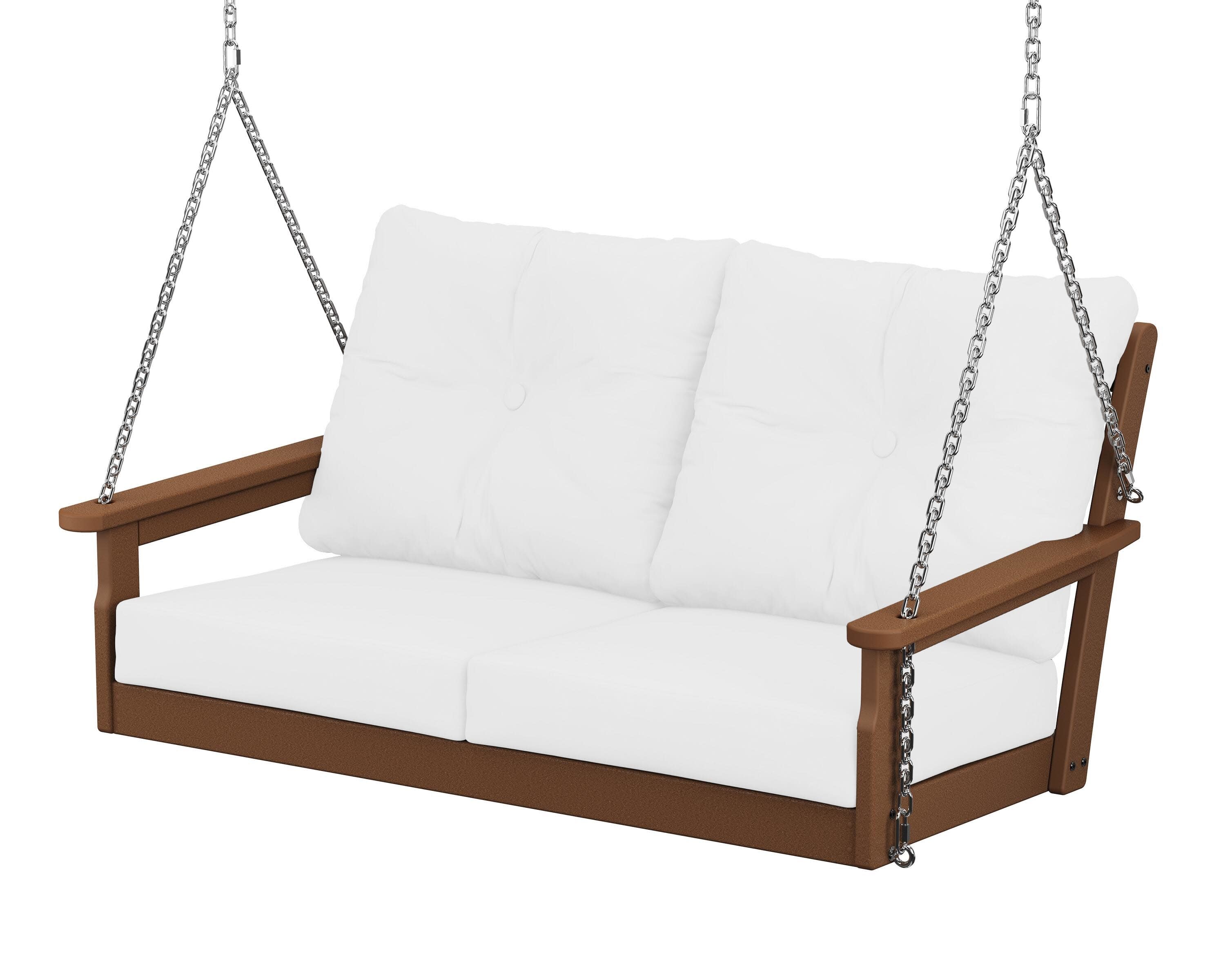 Vineyard Deep Seating Swing in Teak / Natural