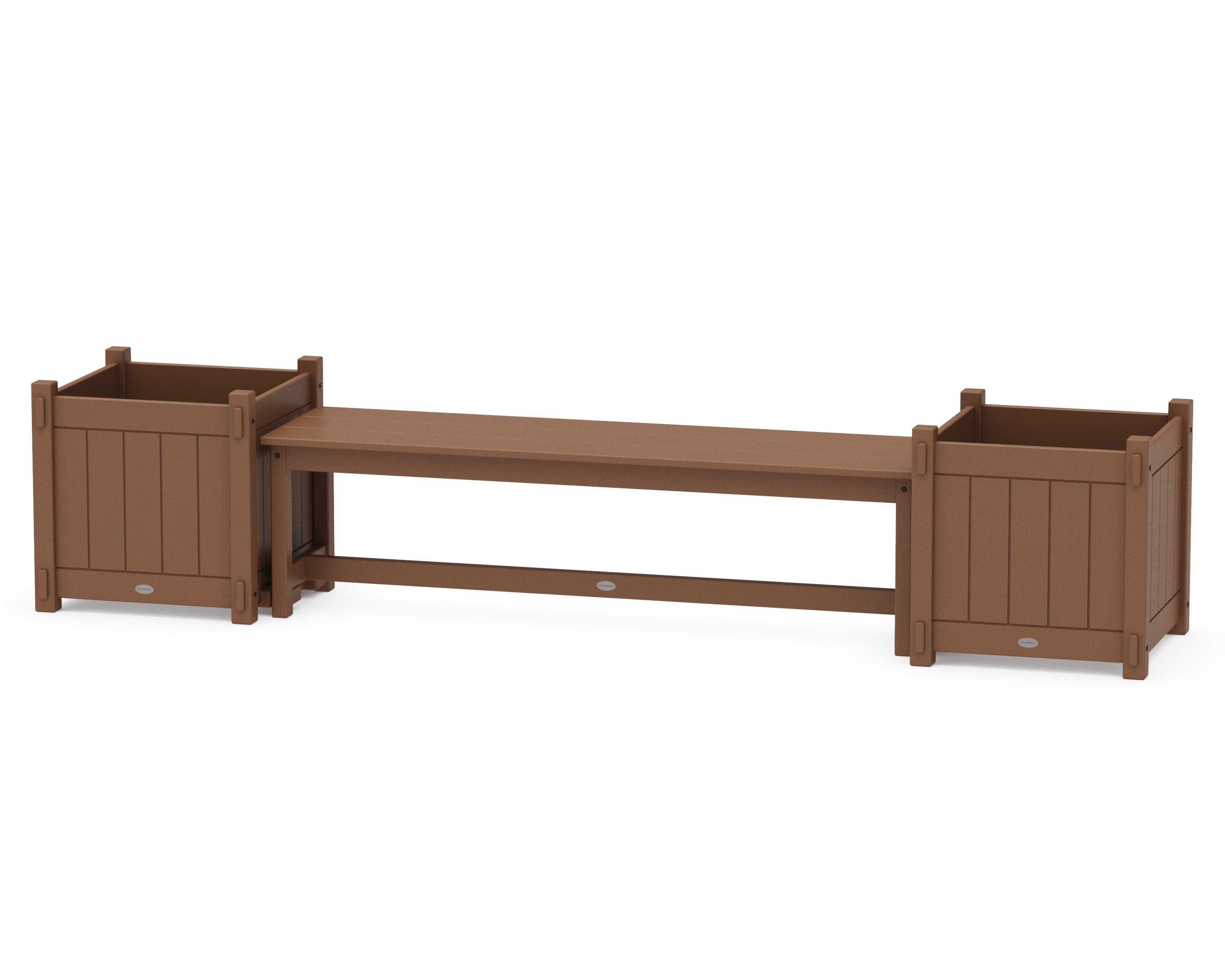 60" Vineyard Straight Planter Bench Set - Large in Teak