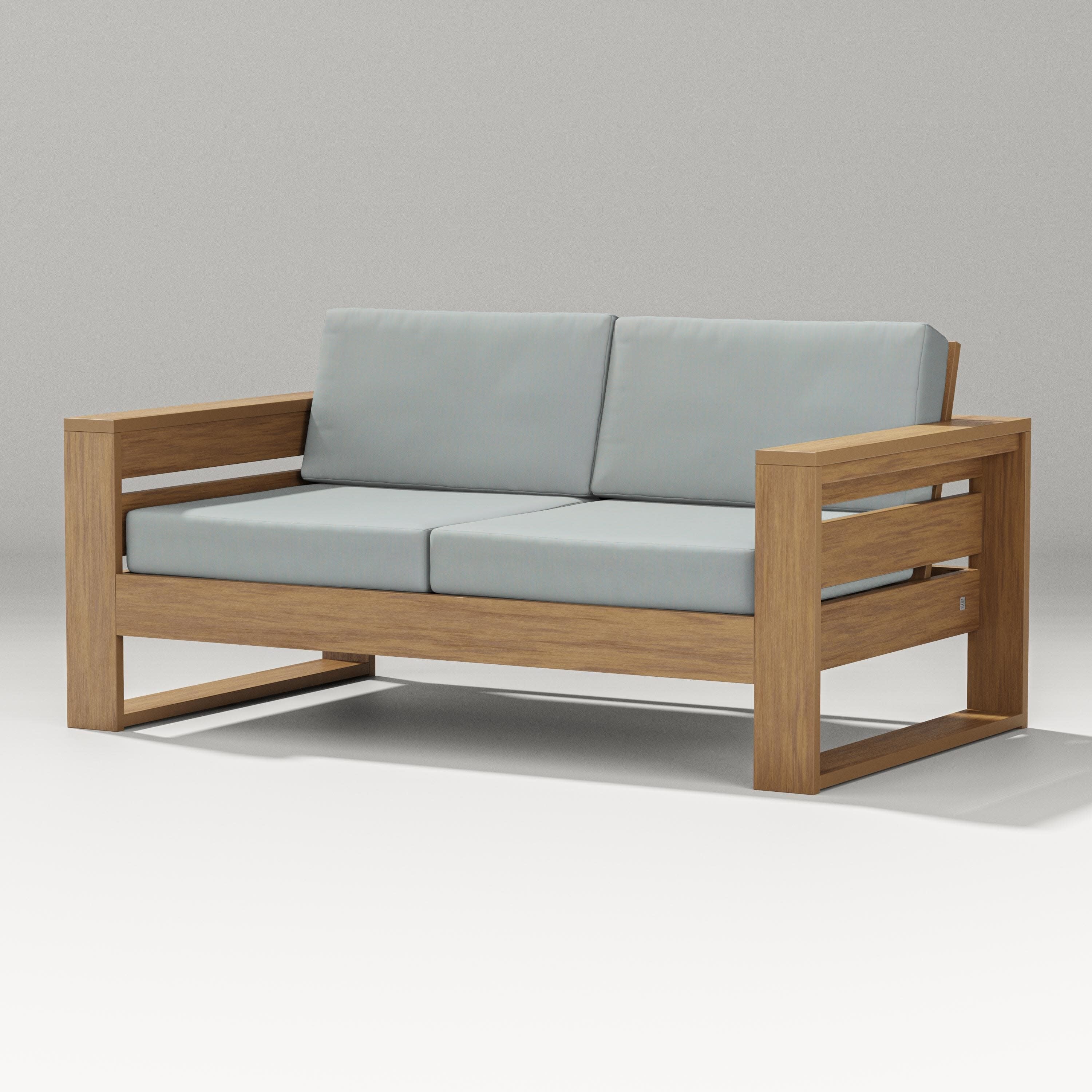 Latitude Loveseat in Natural / Spa