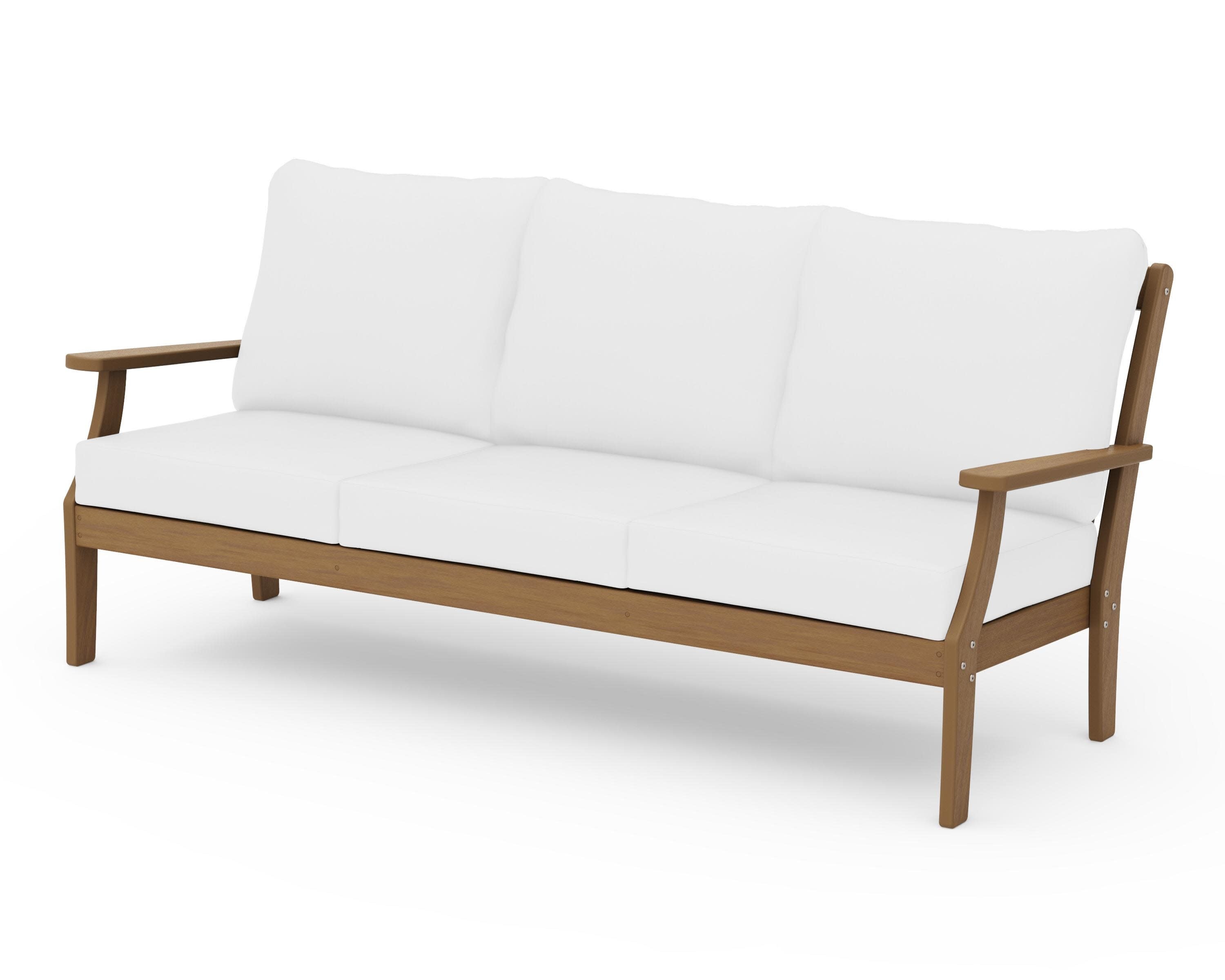 Braxton Deep Seating Sofa in Natural / Natural