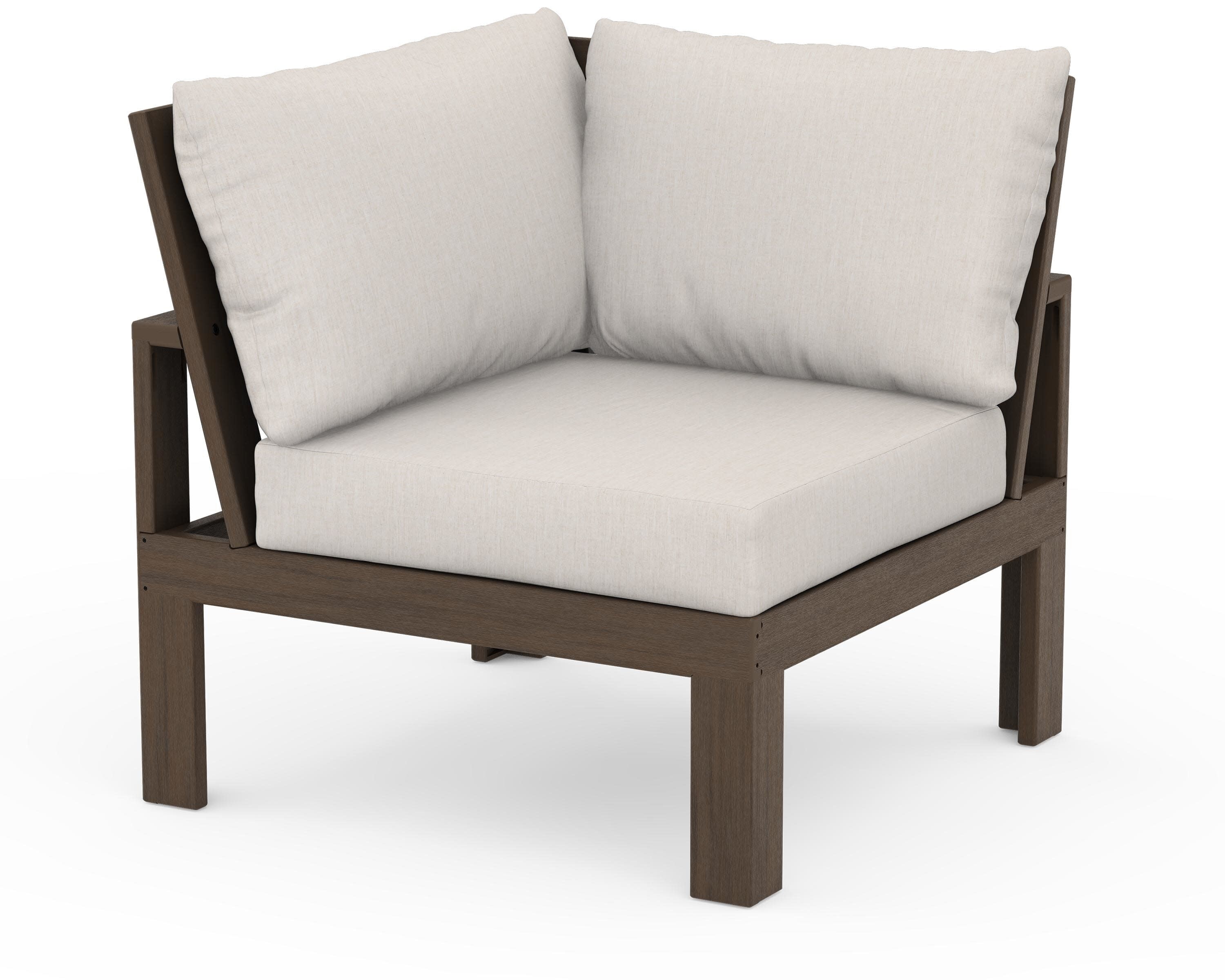 Modular Corner Chair in Kona / Cast Ash