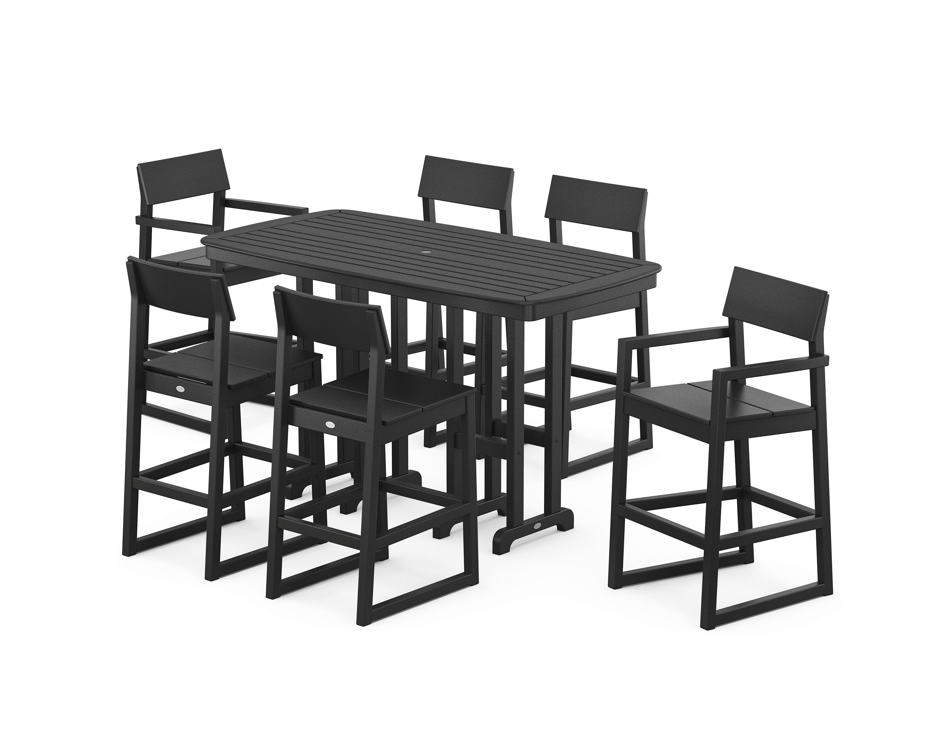 EDGE 7-Piece Bar Set in Black