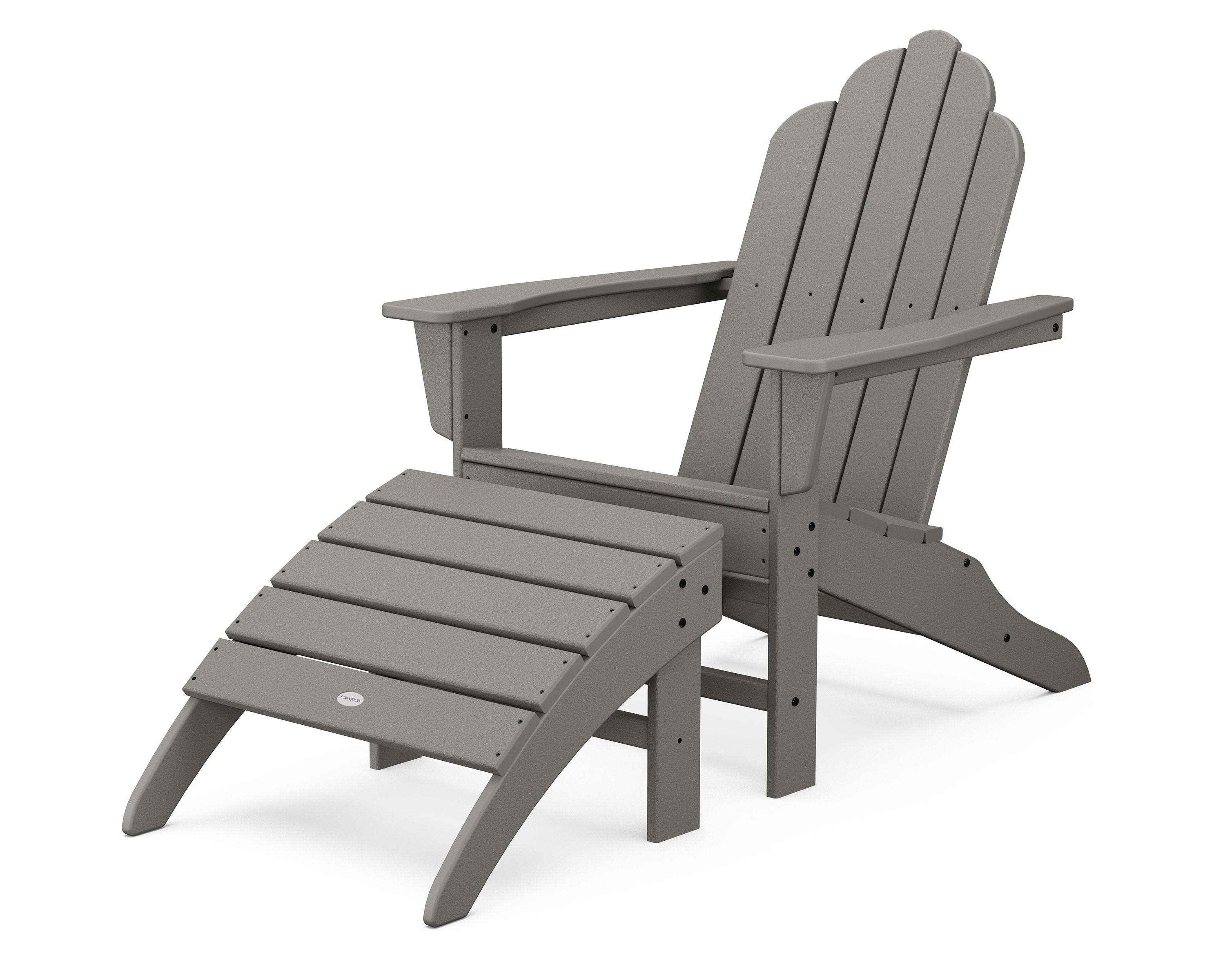 Long Island Adirondack 2-Piece Set in Slate Grey