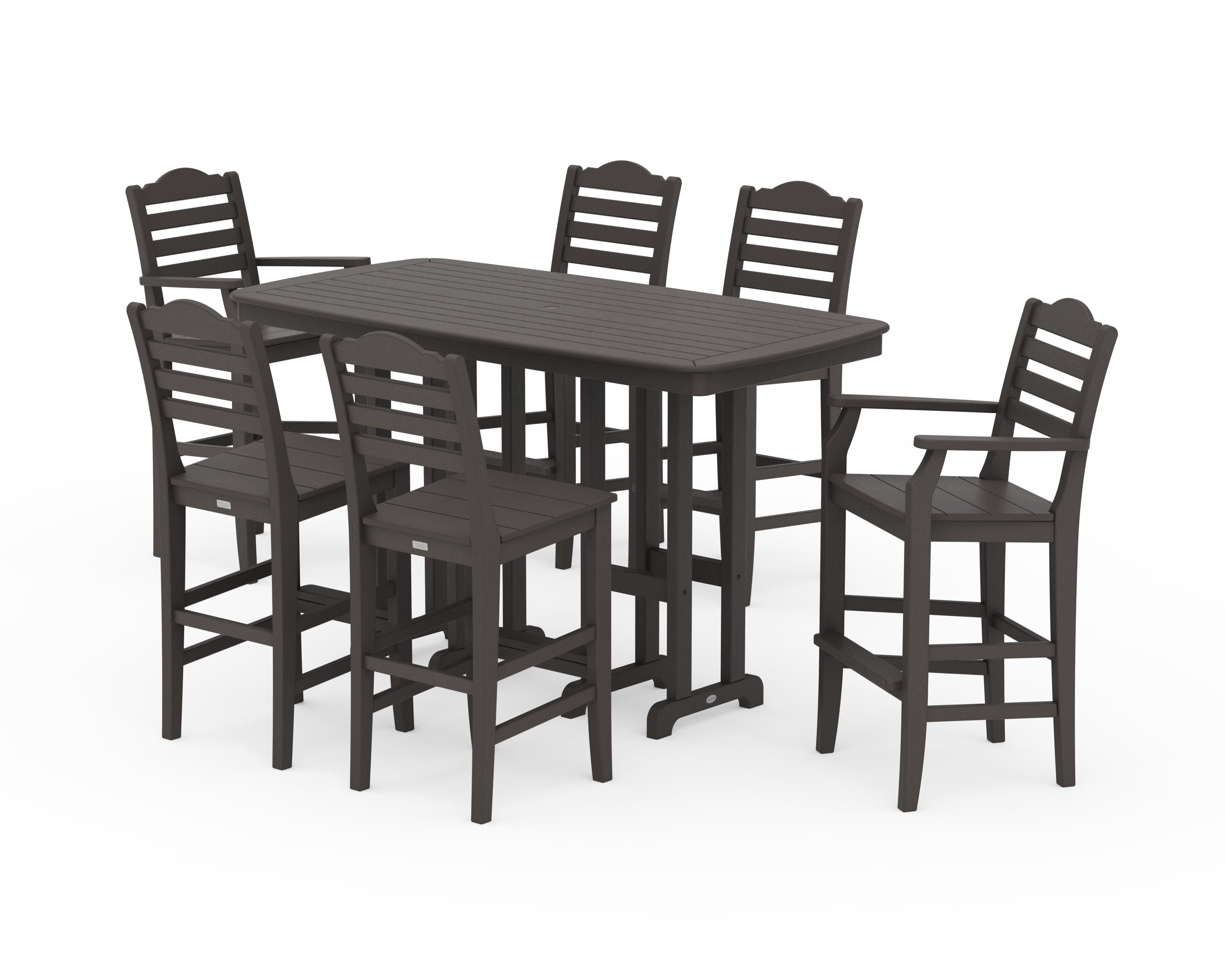 Savannah 7-Piece Bar Set in Vintage Coffee