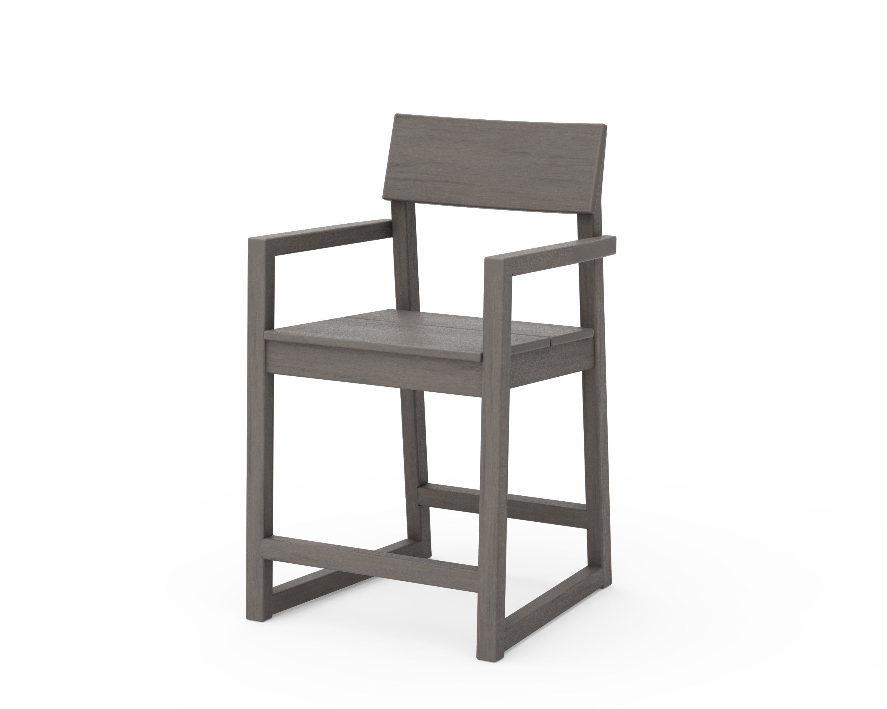 EDGE Counter Arm Chair in Driftwood