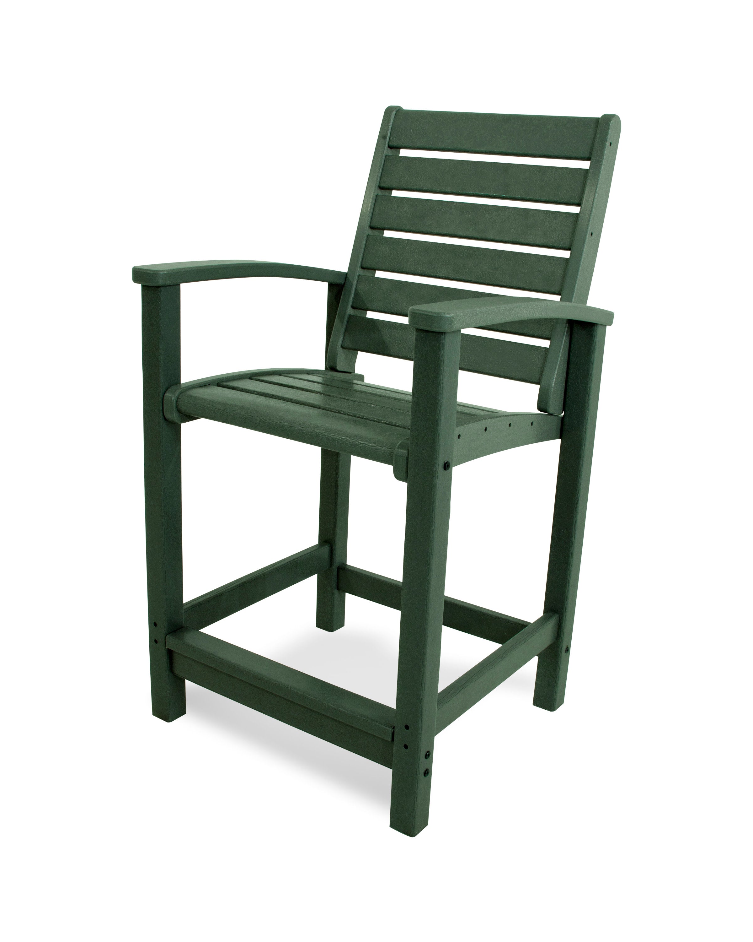 Signature Counter Chair in Green