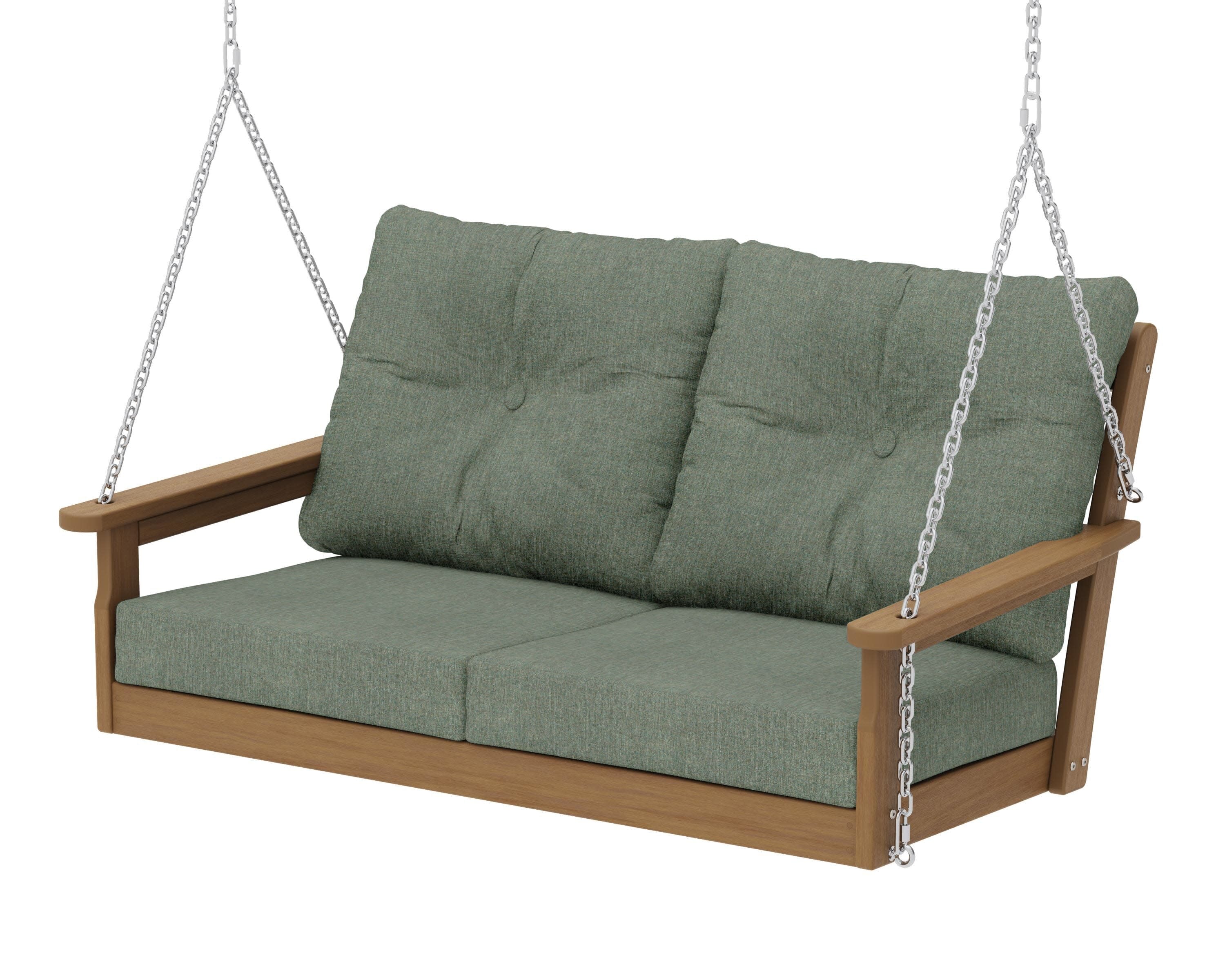 Vineyard Deep Seating Swing in Natural / Cast Sage