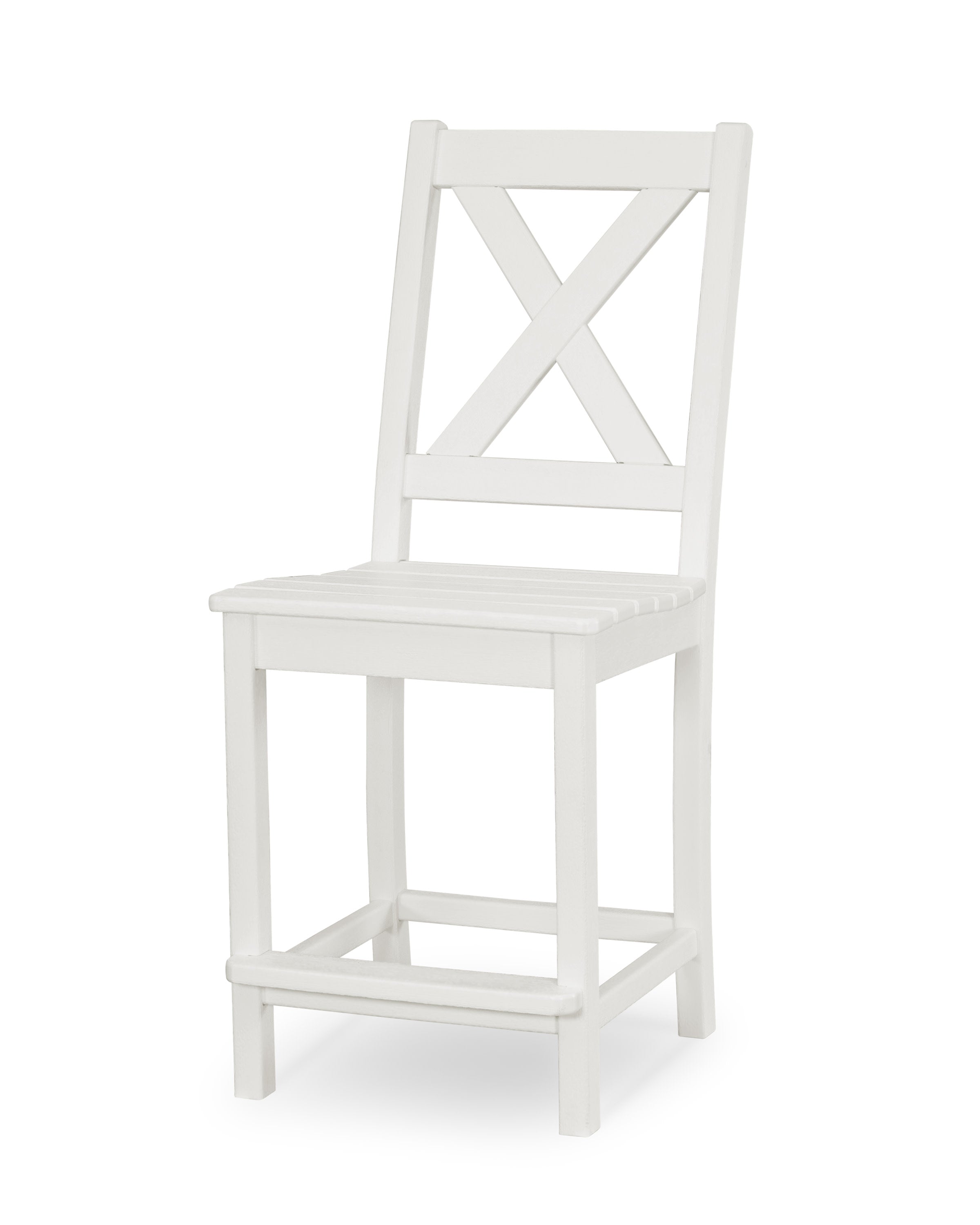 Braxton Counter Side Chair in White