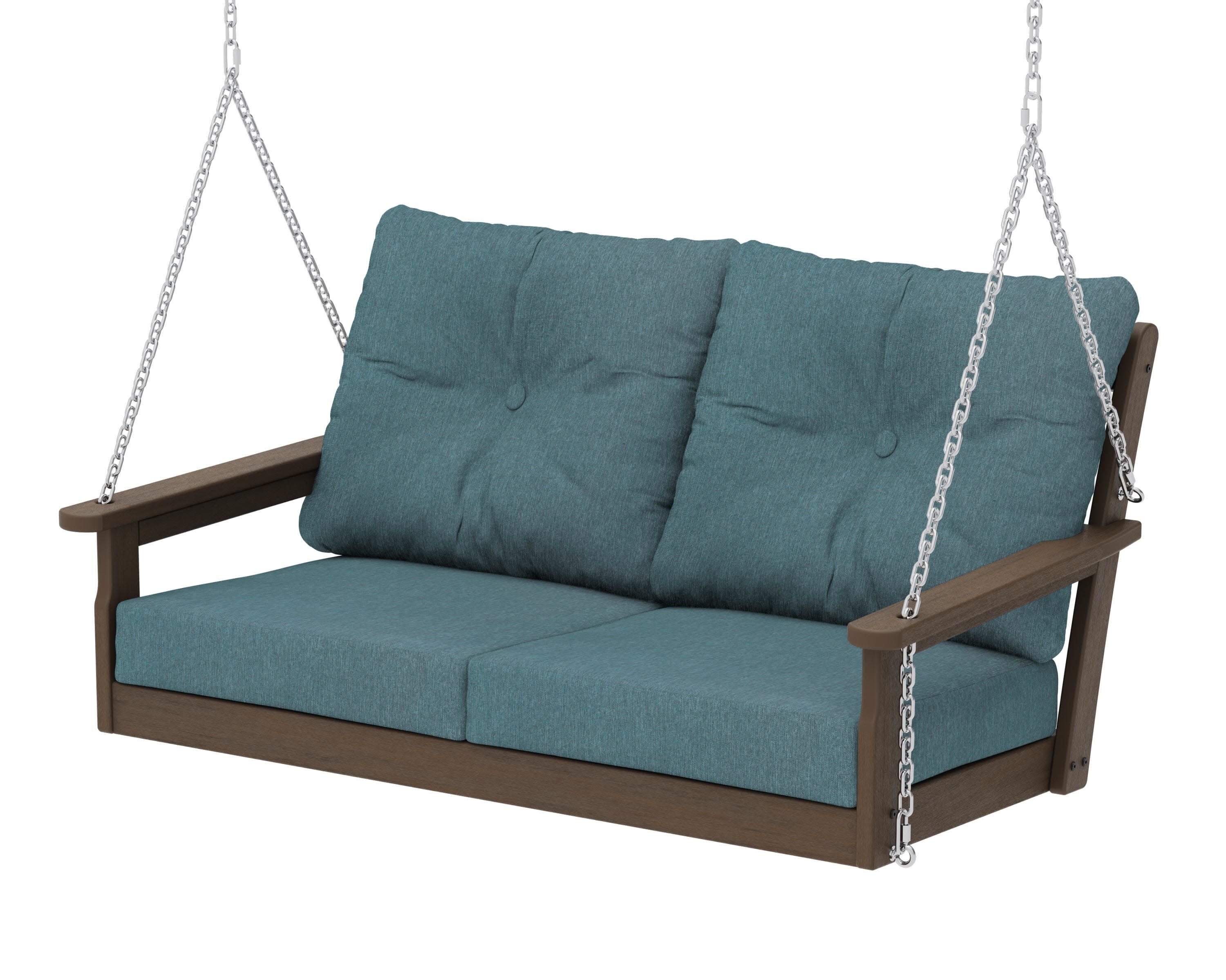 Vineyard Deep Seating Swing in Kona / Ocean Teal