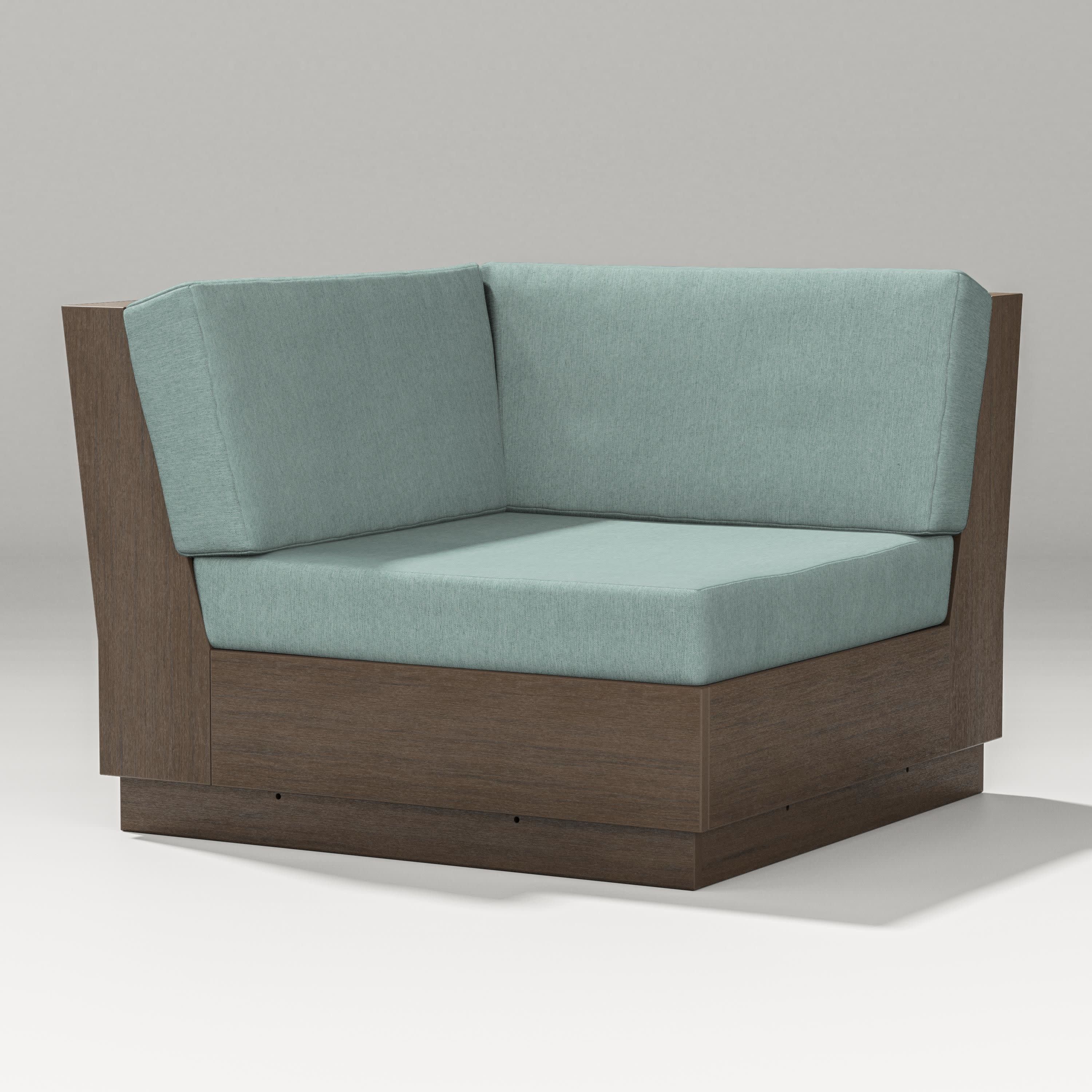 Elevate Modular Corner Chair in Kona / Glacier Spa
