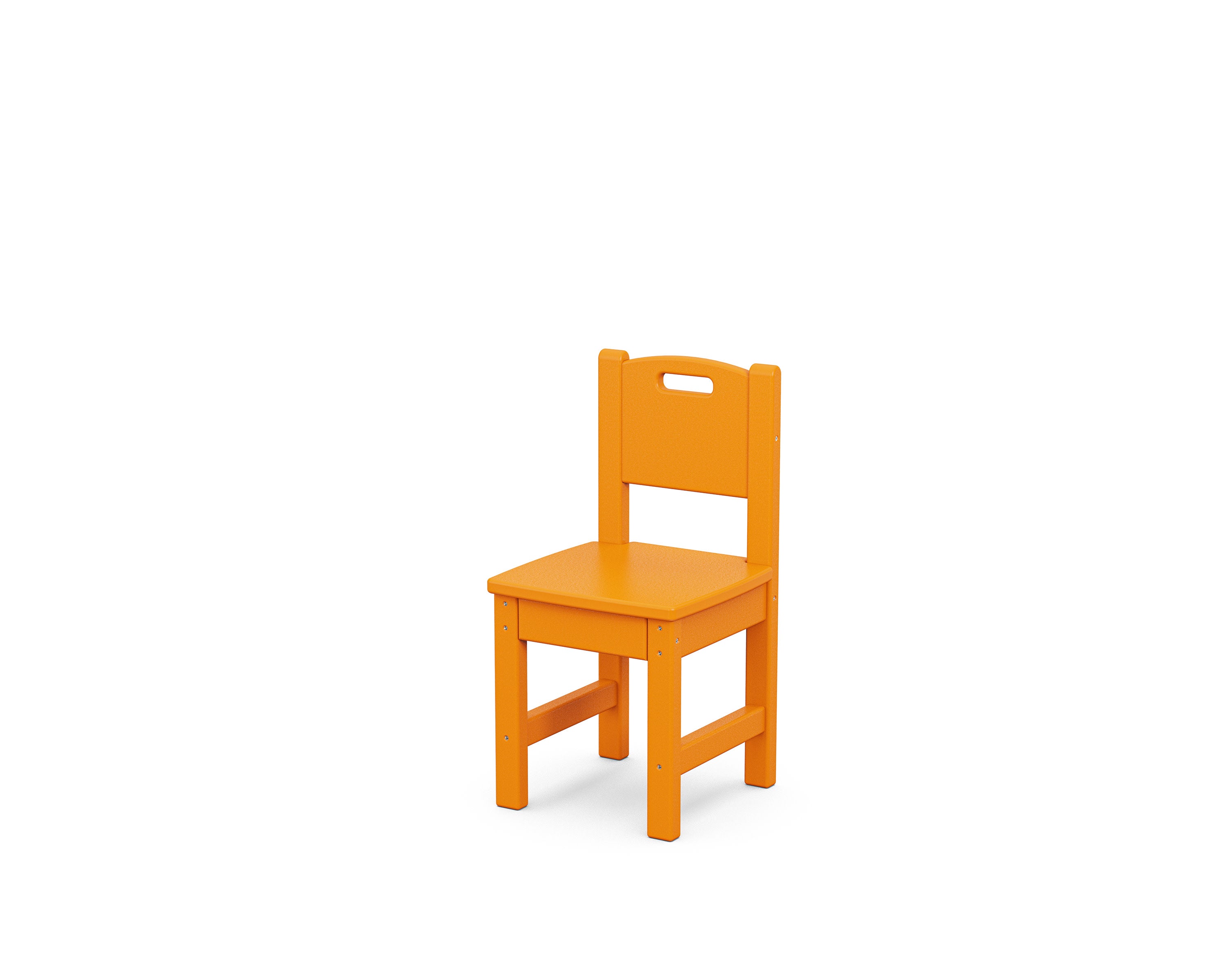 Toddler Dining Chair in Tangerine