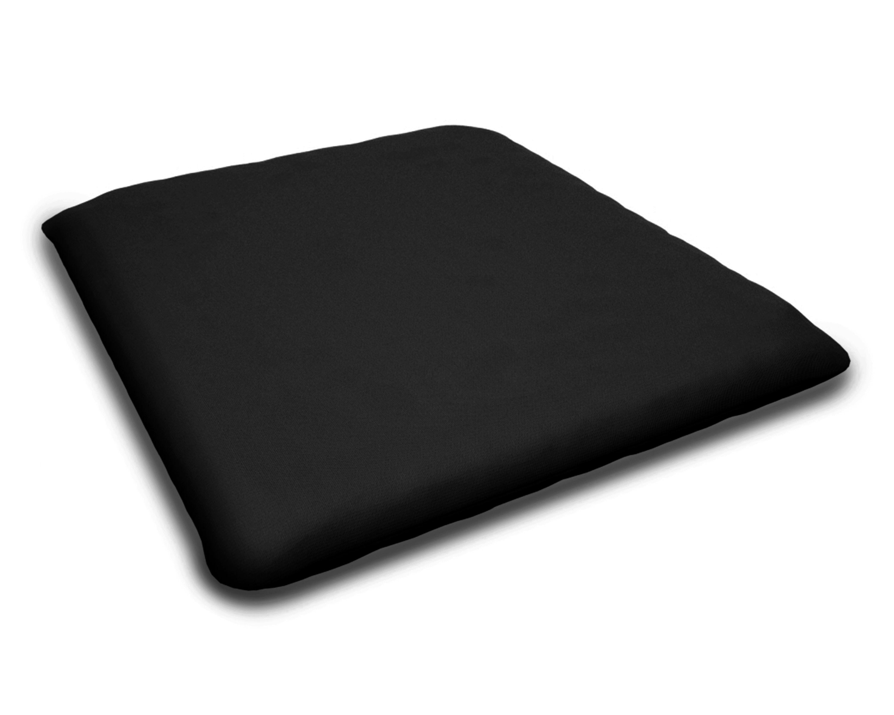 Seat Cushion - 18.5"D x 21"W x 2.5"H in Canvas Black