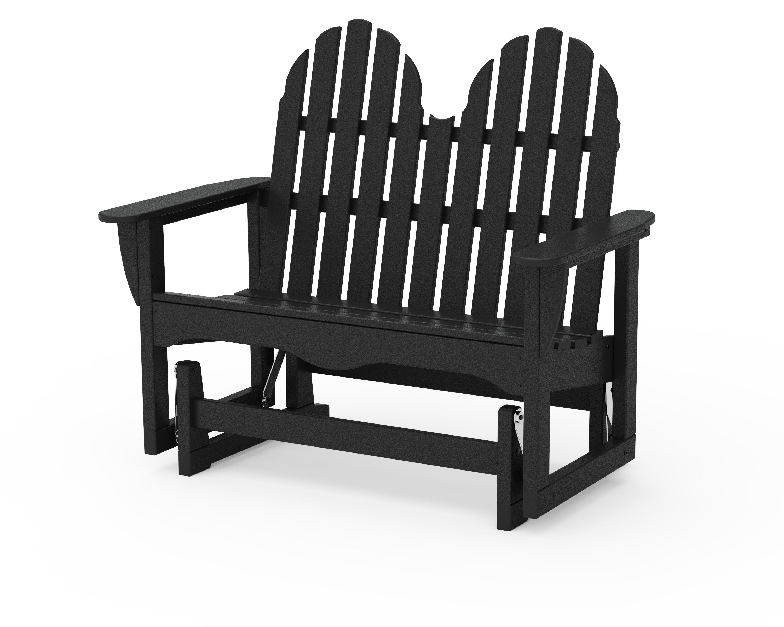 Classic Adirondack 48" Glider in Black