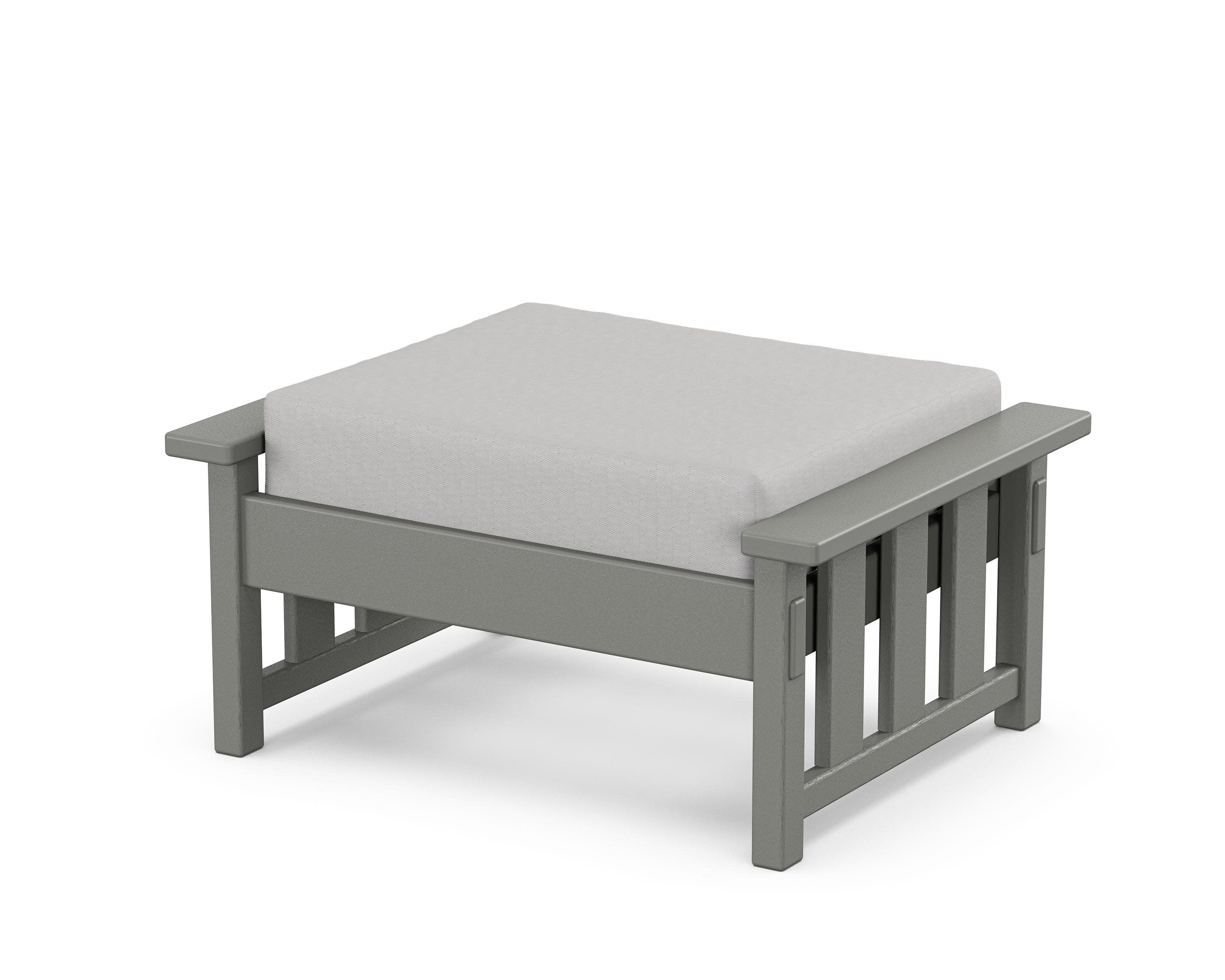 Acadia Deep Seating Ottoman in Slate Grey / Diamond in the Rough