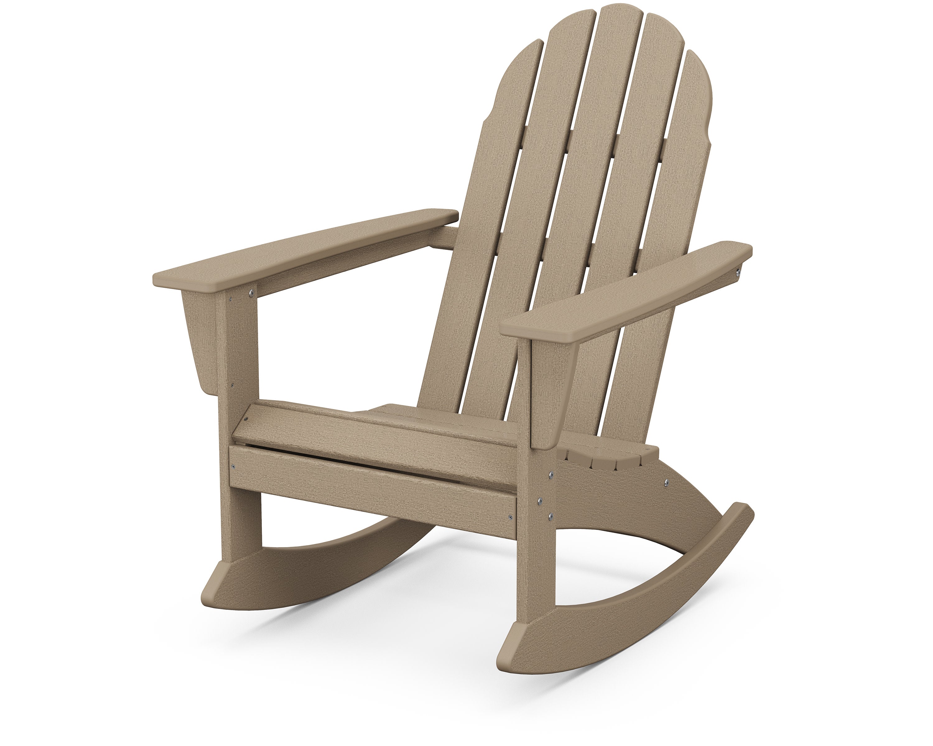 Vineyard Adirondack Rocking Chair in Vintage Sahara